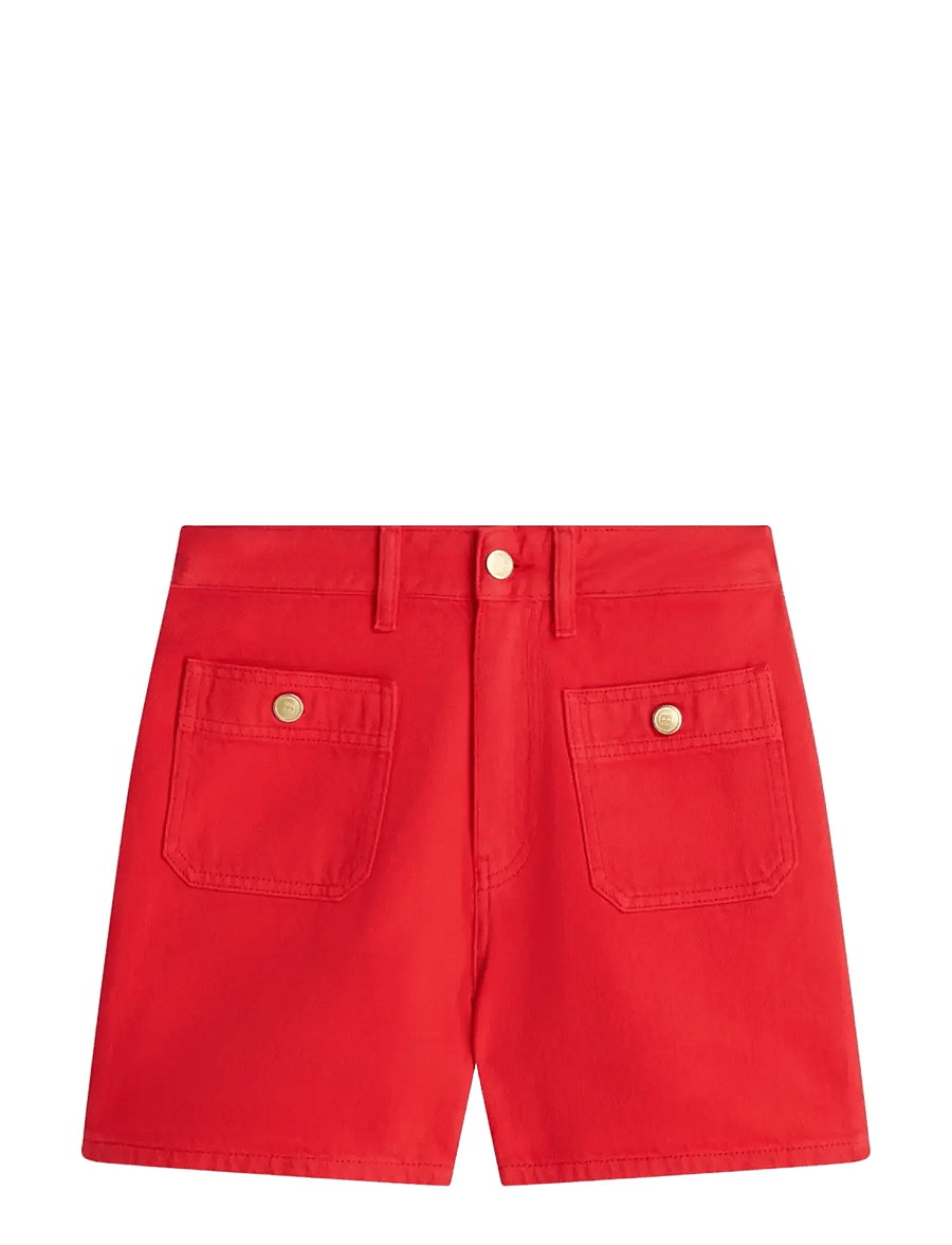Tommy Hilfiger - DNM CLR MINI SHORT HW - casual shorts - fireworks - 1