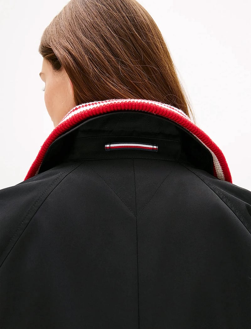Tommy Hilfiger - COTTON SHORT JACKET - frühlingsjacken - black - 4