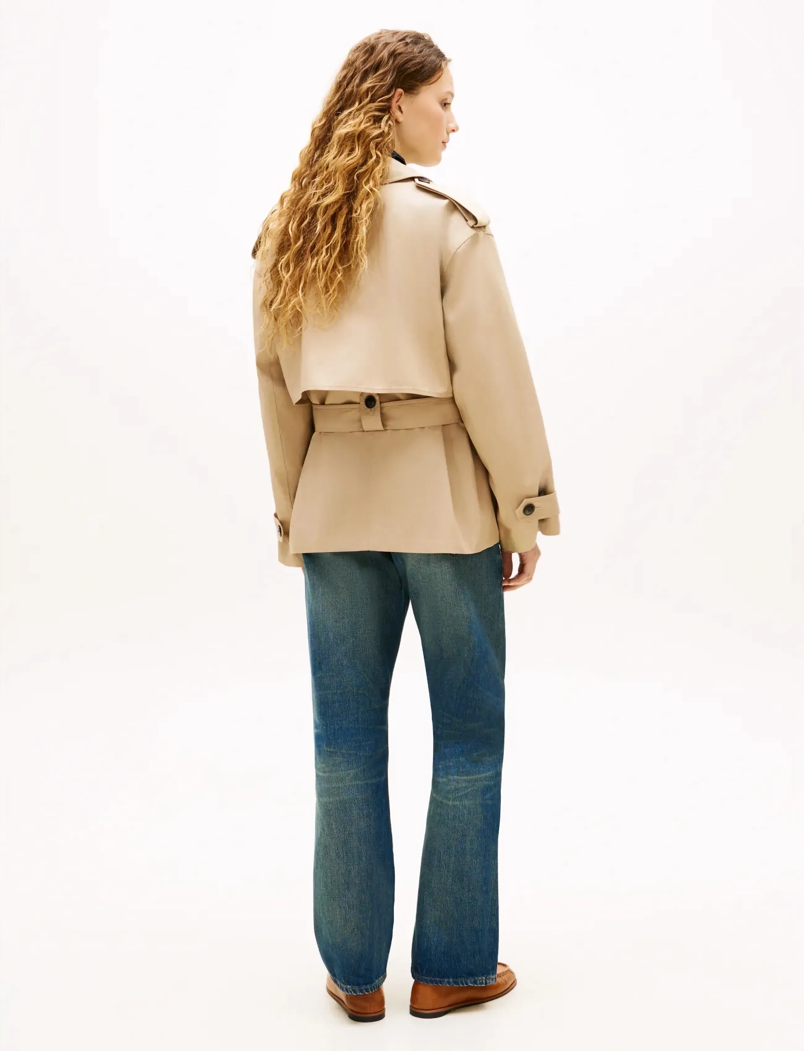 Tommy Hilfiger - COTTON SHORT TRENCH - light coats - beige - 2
