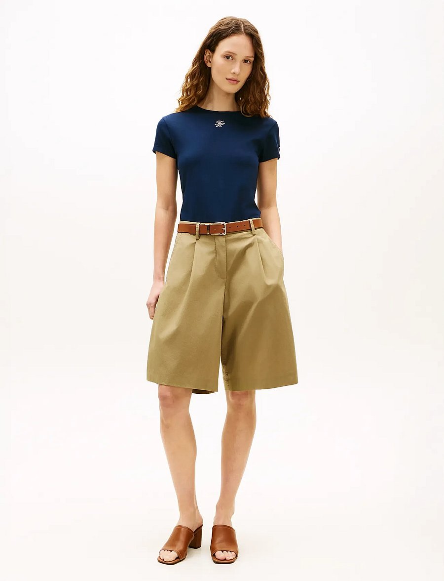 Tommy Hilfiger - WASHED COTTON PLEATED SHORT - bermudashorts - woodridge - 3