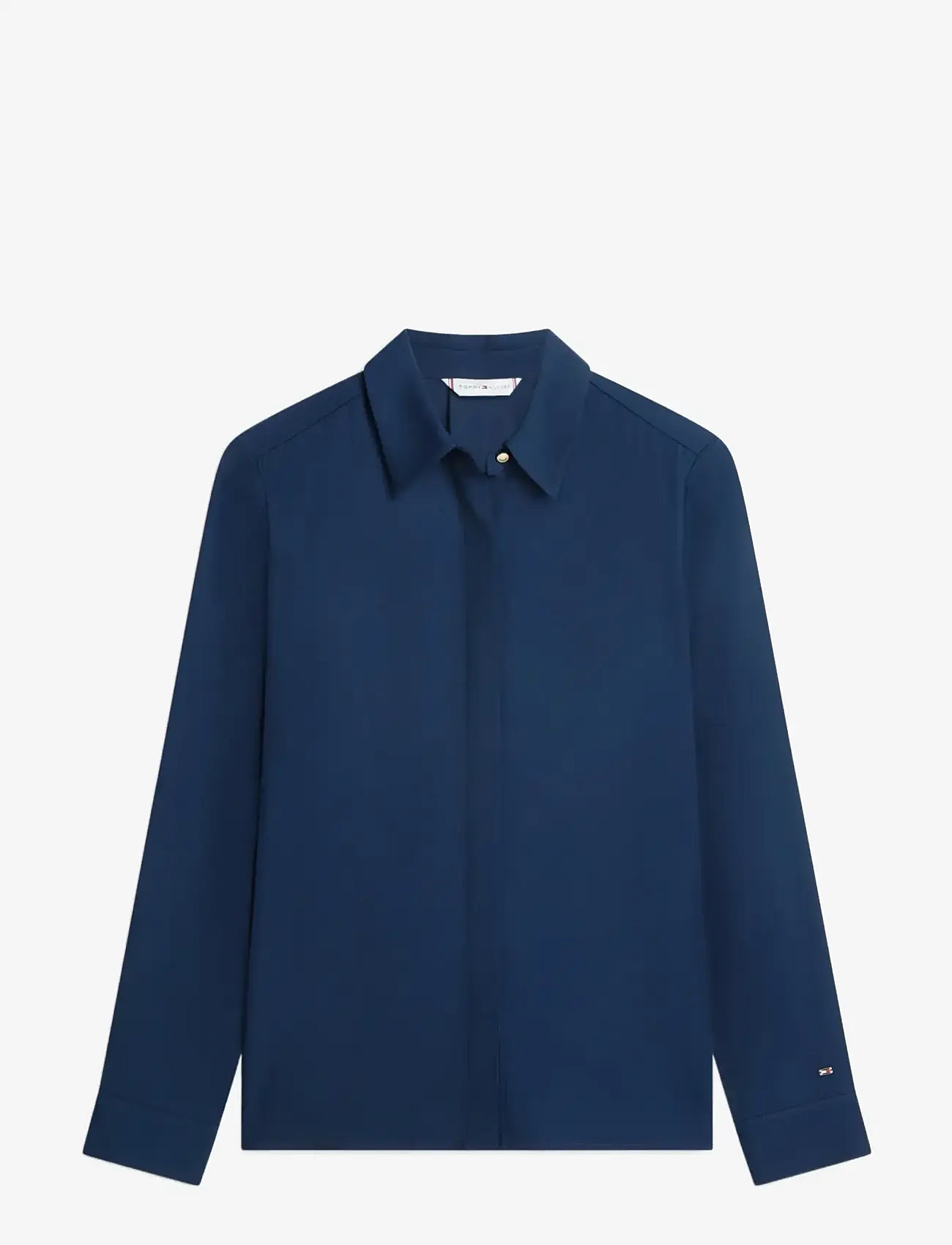 Tommy Hilfiger - VIS TWILL BUTTON UP SHIRT - long-sleeved shirts - dark night navy - 1