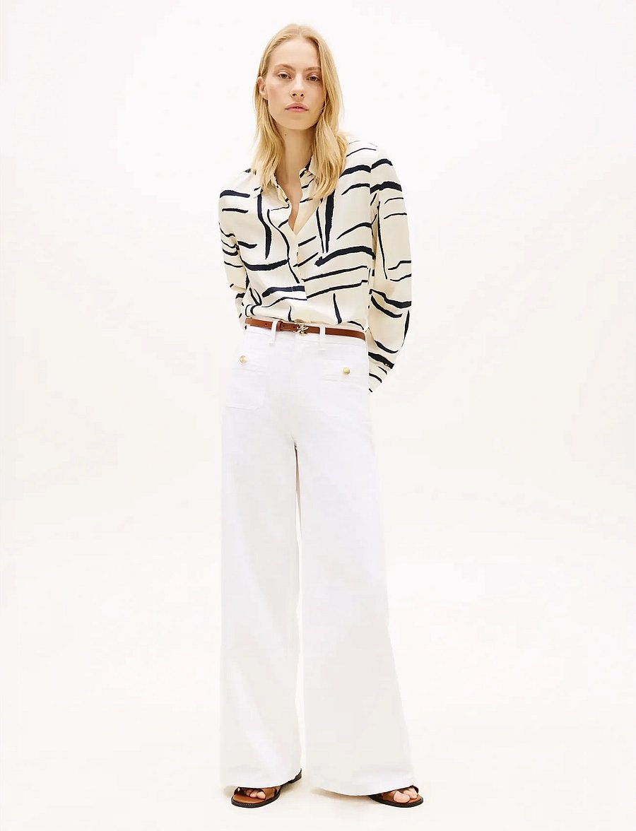 Tommy Hilfiger - VIS TWILL BUTTON UP SHIRT - langärmlige hemden - flag feathers calico - 3