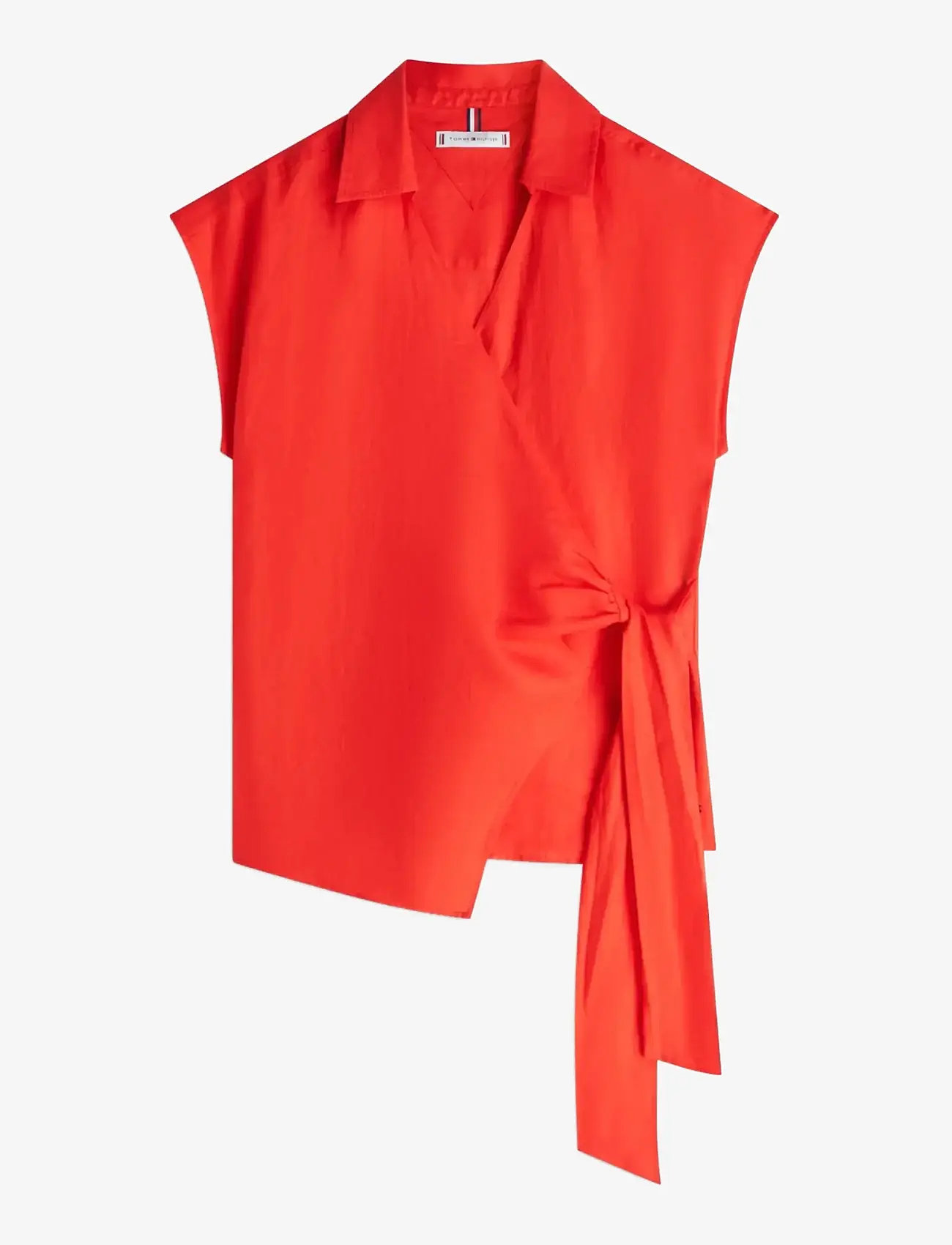 Tommy Hilfiger - LINEN KNOT NS TOP - Ærmeløse bluser - fireworks - 1
