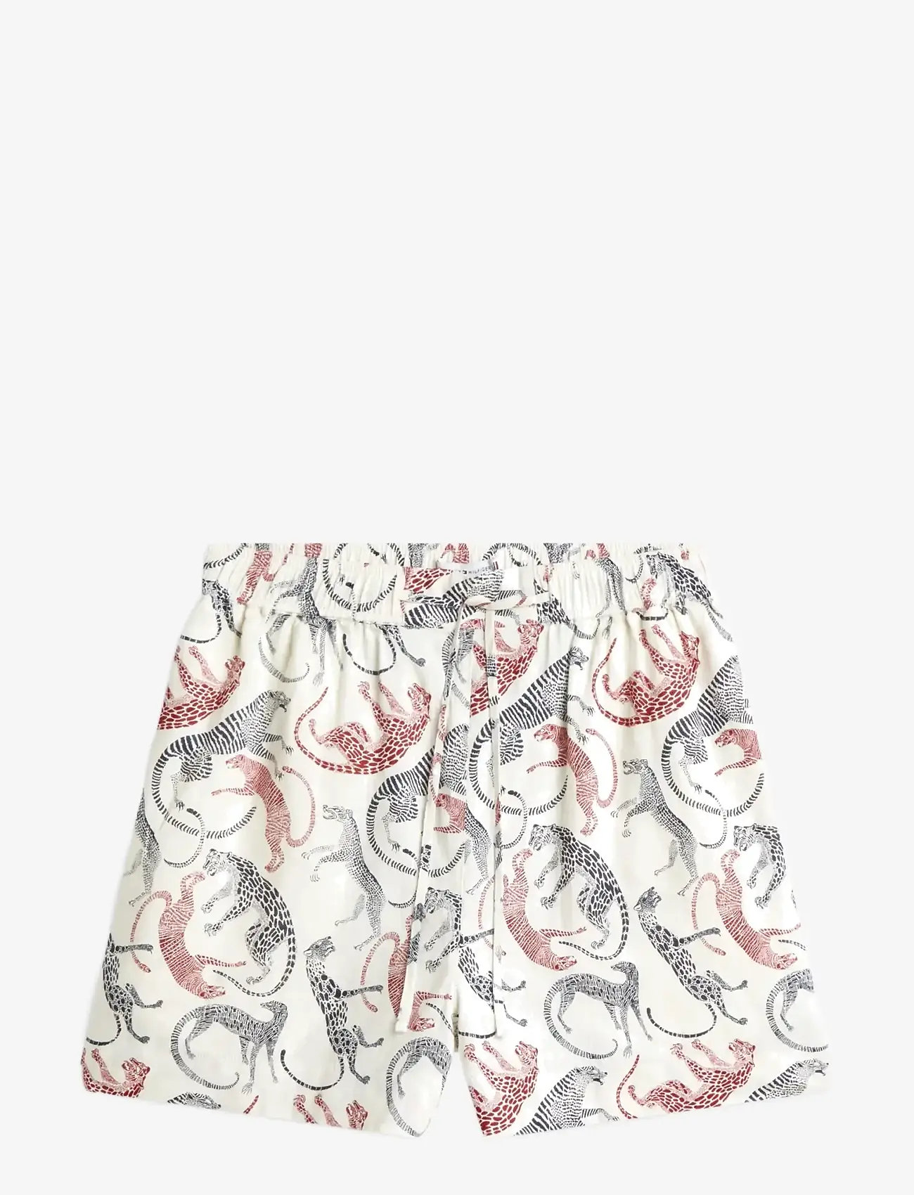 Tommy Hilfiger - ESS LINEN PULL ON SHORT - leinen-shorts - leopard baroque rwb - 1