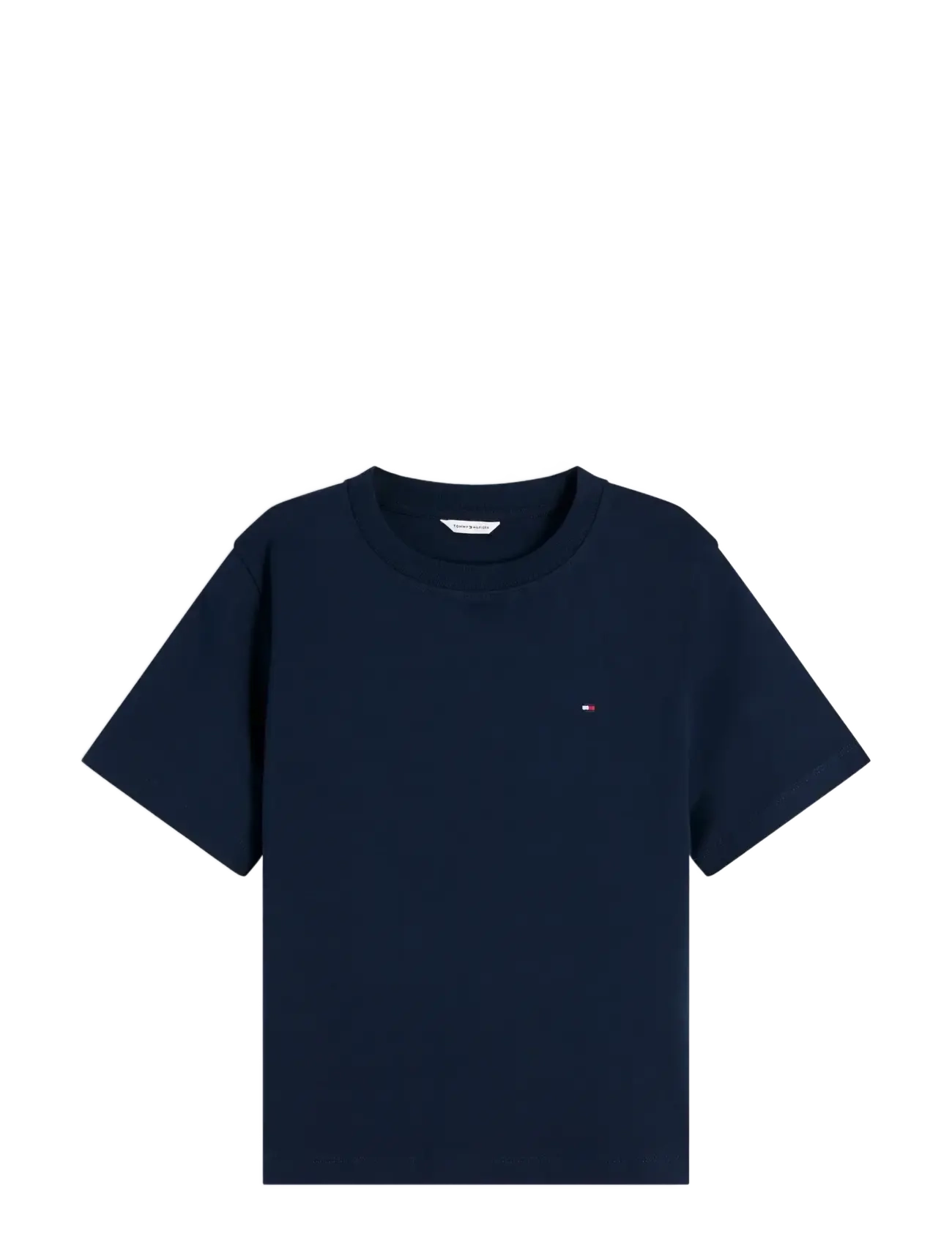 Tommy Hilfiger INTERLOCK BOXY C-NK SS TEE - New arrivals - DARK BLUE / navy