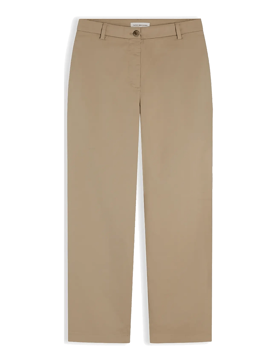 Tommy Hilfiger - CO GMD SLIM STRAIGHT CHINO - slim fit bukser - beige - 1