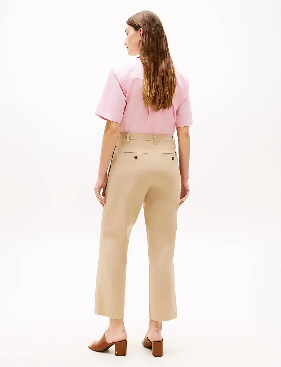 Tommy Hilfiger - CO GMD SLIM STRAIGHT CHINO - slim fit bukser - beige - 3