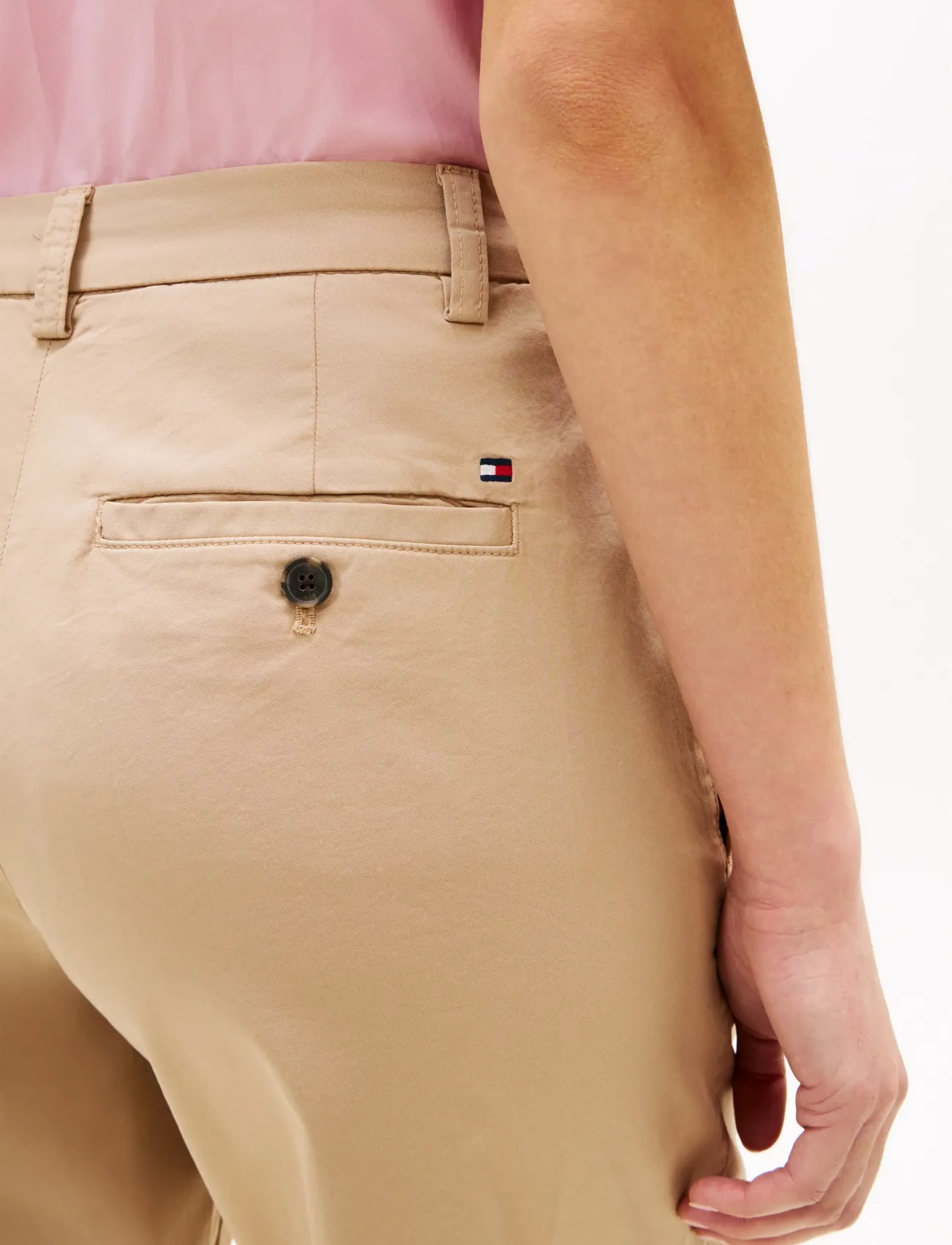 Tommy Hilfiger - CO GMD SLIM STRAIGHT CHINO - slim fit bukser - beige - 4