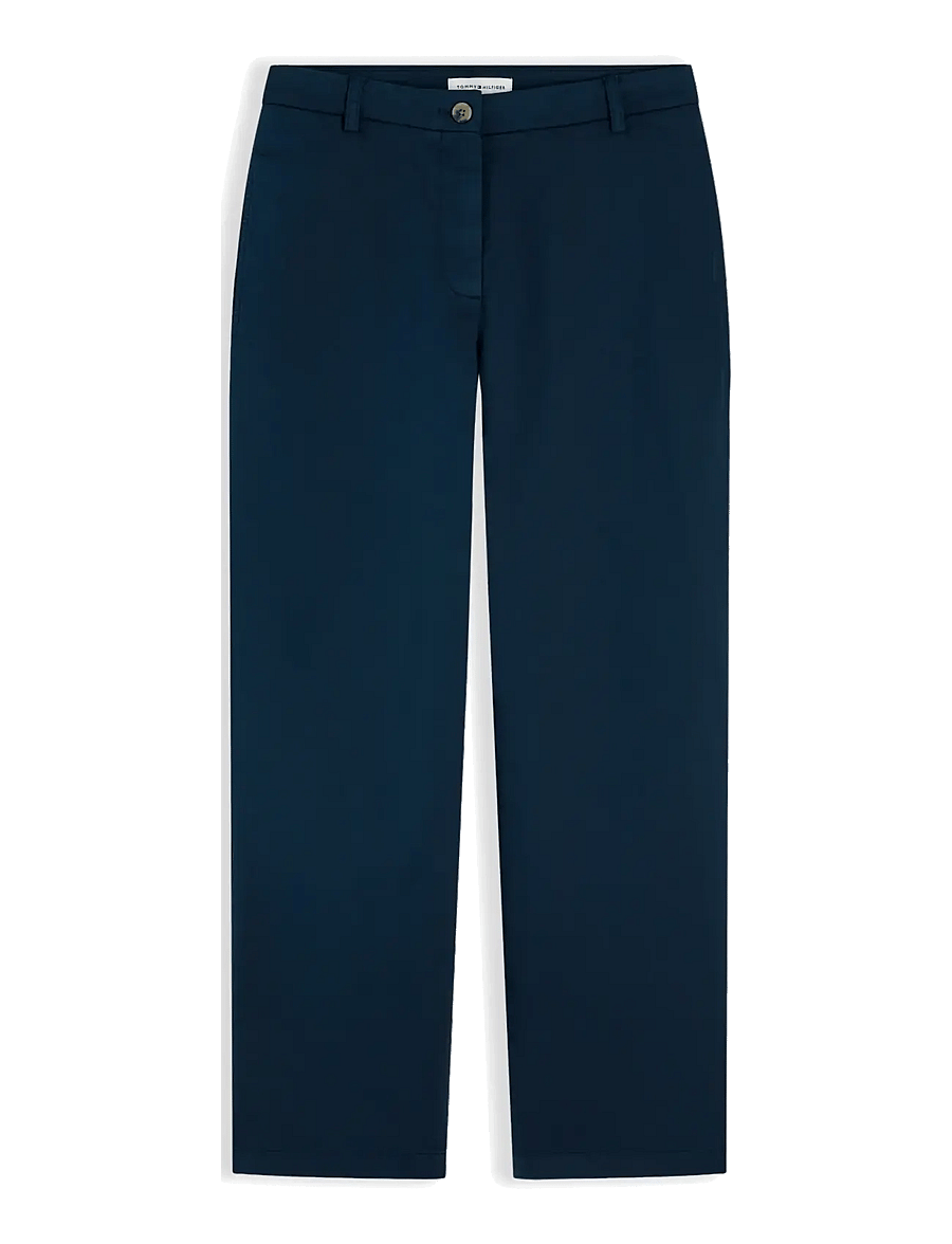 Tommy Hilfiger - CO GMD SLIM STRAIGHT CHINO - slim fit bukser - dark night navy - 1