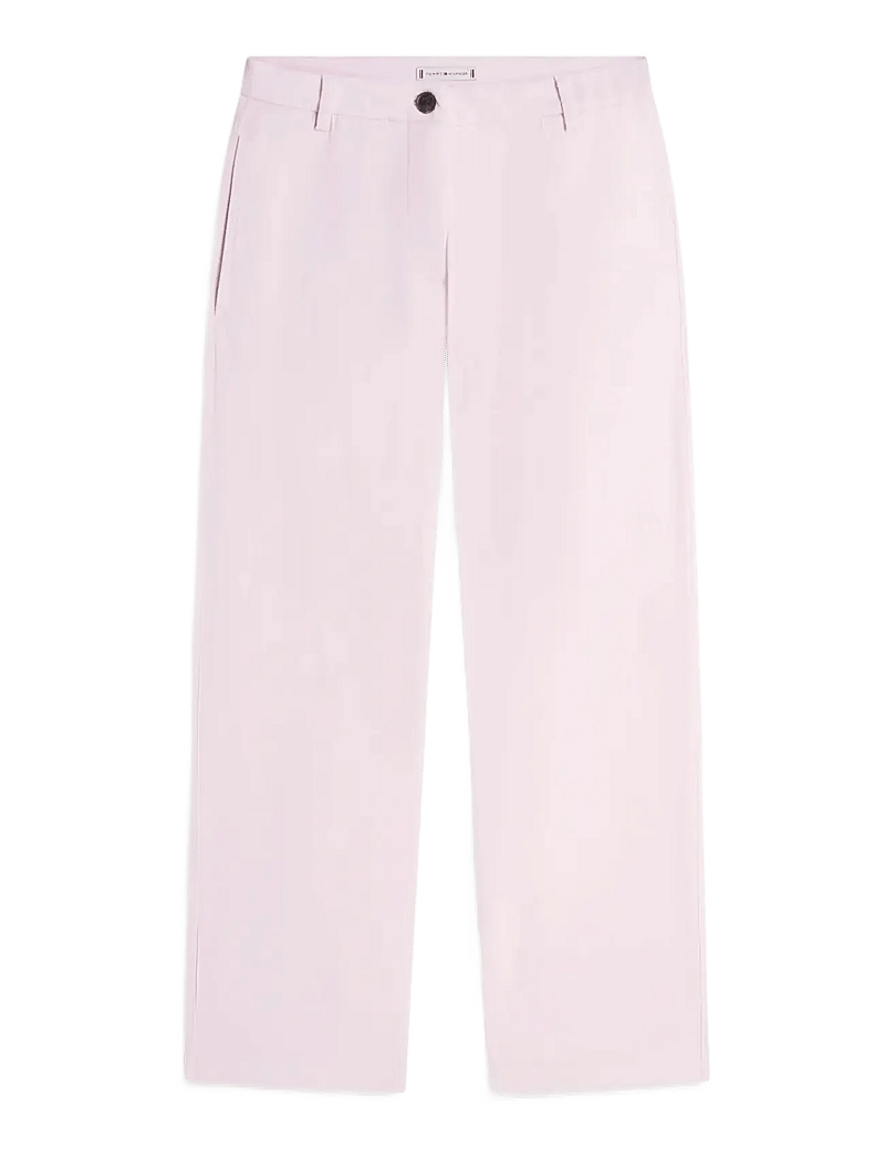 Tommy Hilfiger - CO GMD SLIM STRAIGHT CHINO - slim fit bukser - lilac powder - 1