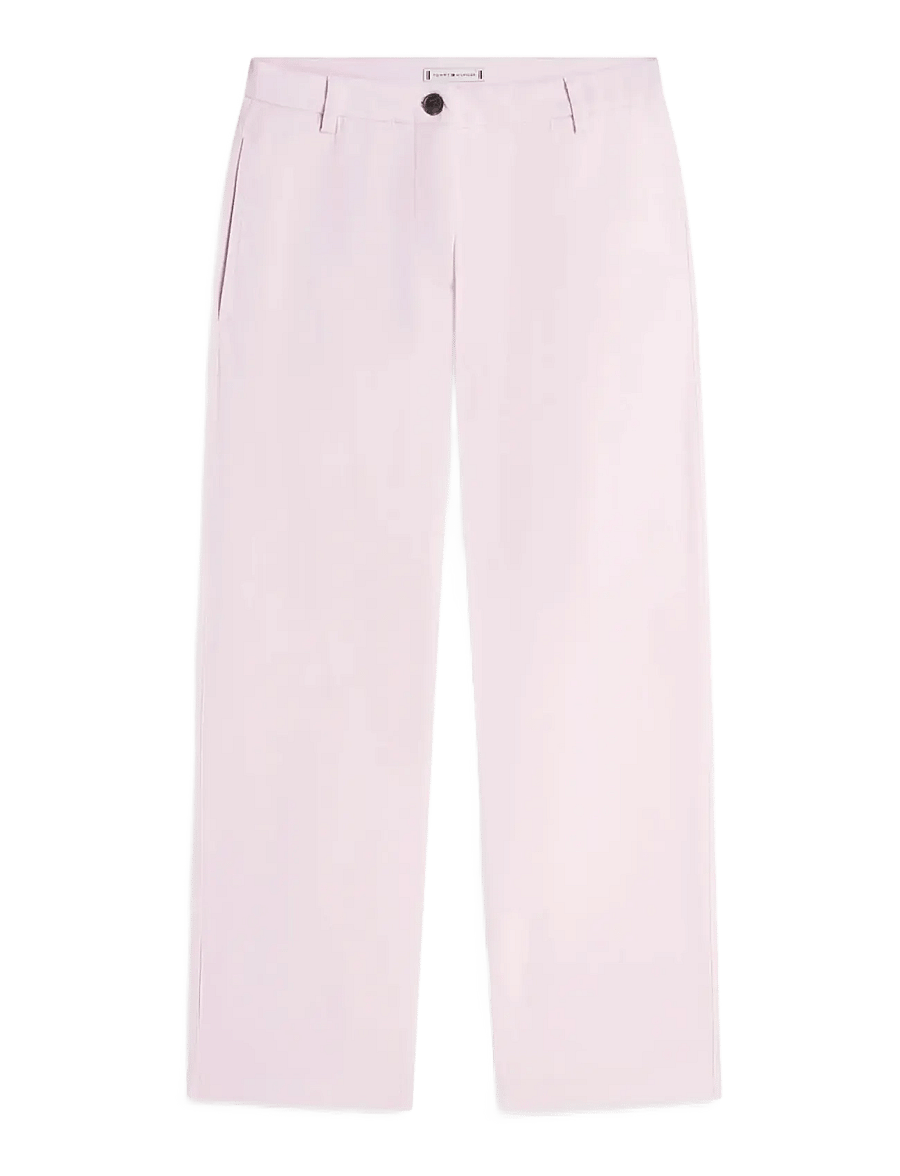 Tommy Hilfiger - CO GMD SLIM STRAIGHT CHINO - slim fit bukser - lilac powder - 1