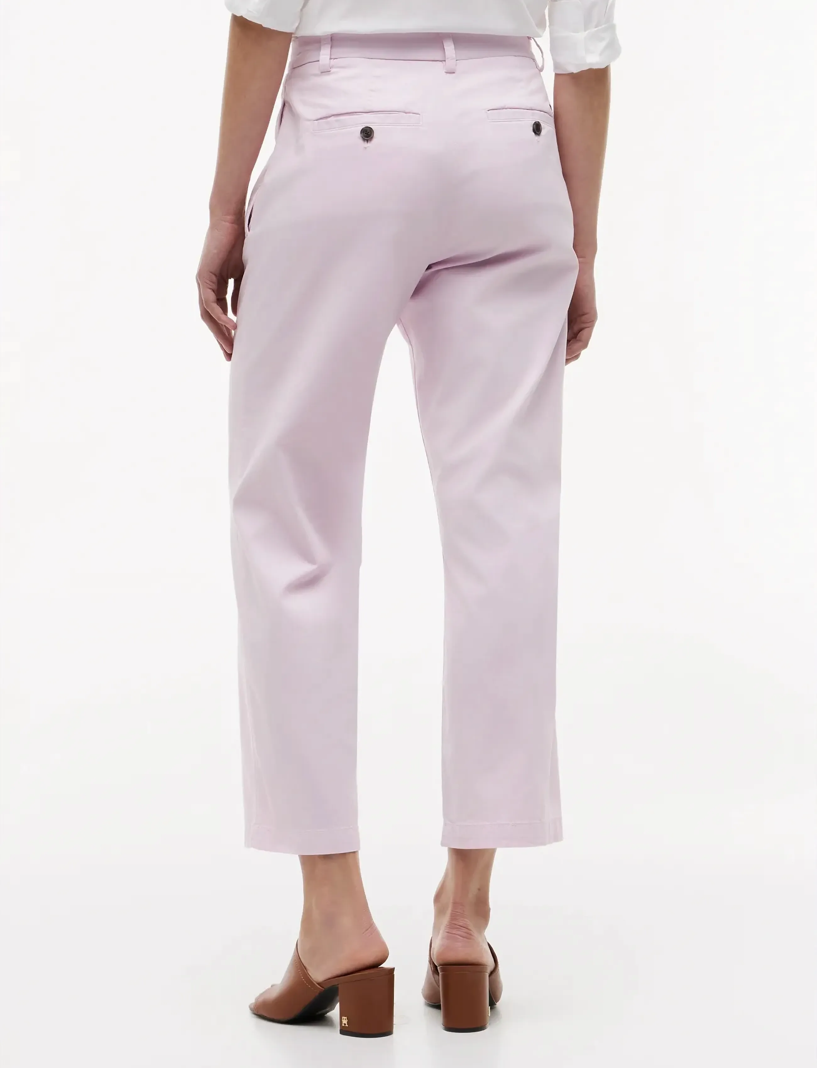 TOMMY HILFIGER Co Gmd Slim Straight Chino chinos dam – bild 2
