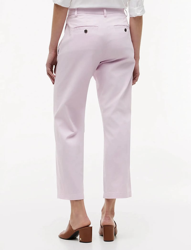 Tommy Hilfiger - CO GMD SLIM STRAIGHT CHINO - slim fit bukser - lilac powder - 2