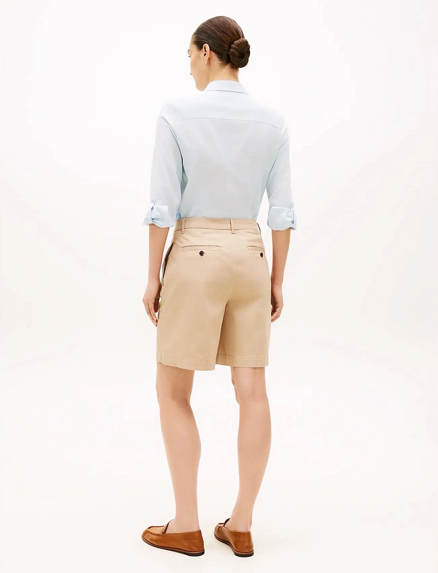 Tommy Hilfiger - CO GMD BLEND CHINO SHORT - chino stuttbuxur - beige - 2