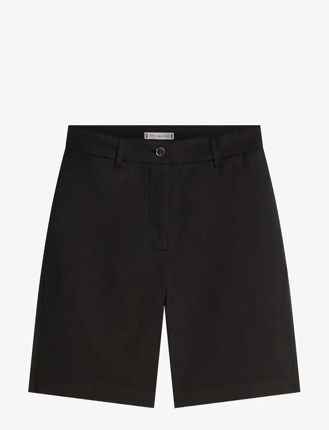 Tommy Hilfiger - CO GMD BLEND CHINO SHORT - chino lühikesed püksid - black - 1