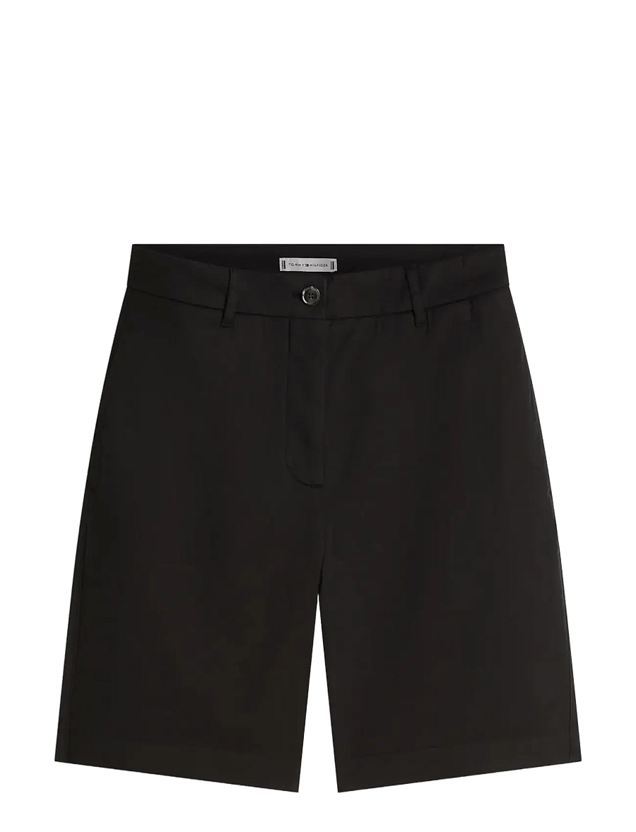 Tommy Hilfiger - CO GMD BLEND CHINO SHORT - lühikesed chino-püksid - black - 1