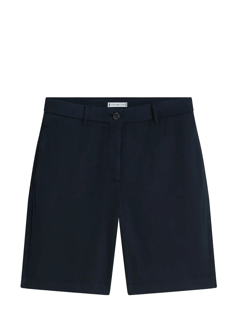 Tommy Hilfiger - CO GMD BLEND CHINO SHORT - chino shorts - dark night navy - 1