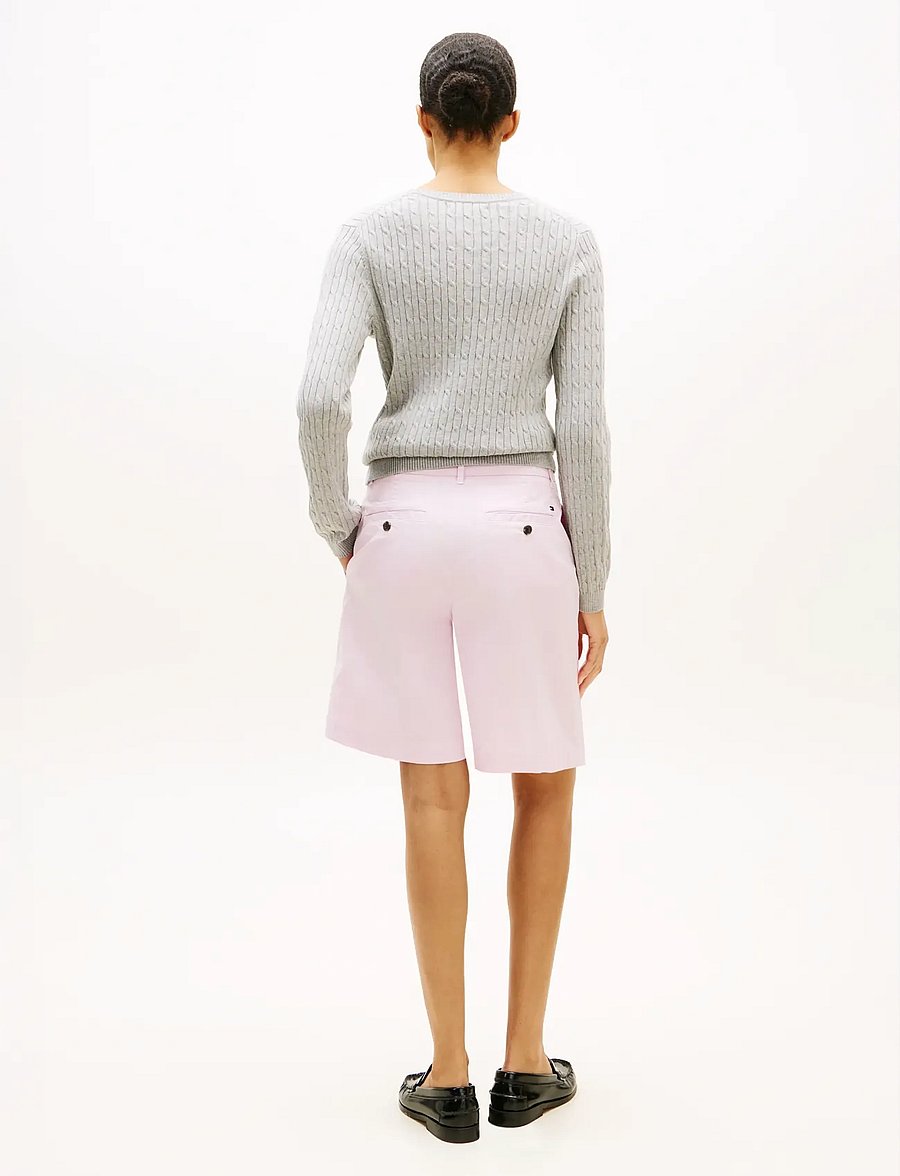 Tommy Hilfiger - CO GMD BLEND CHINO SHORT - chino-shorts - lilac powder - 2