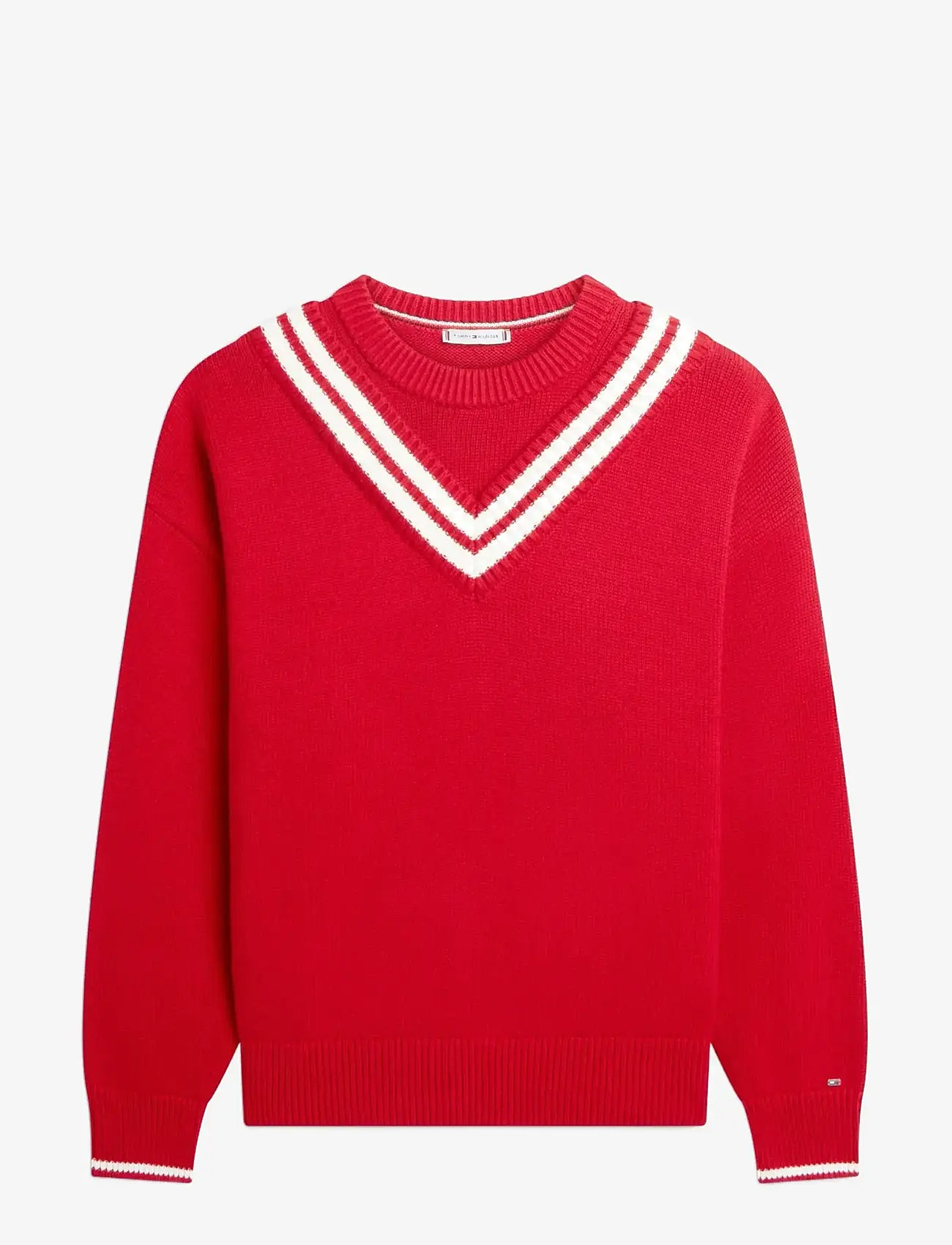 Tommy Hilfiger - VARSITY CRICKET C-NK LS SWT - pullover - medium red - 1