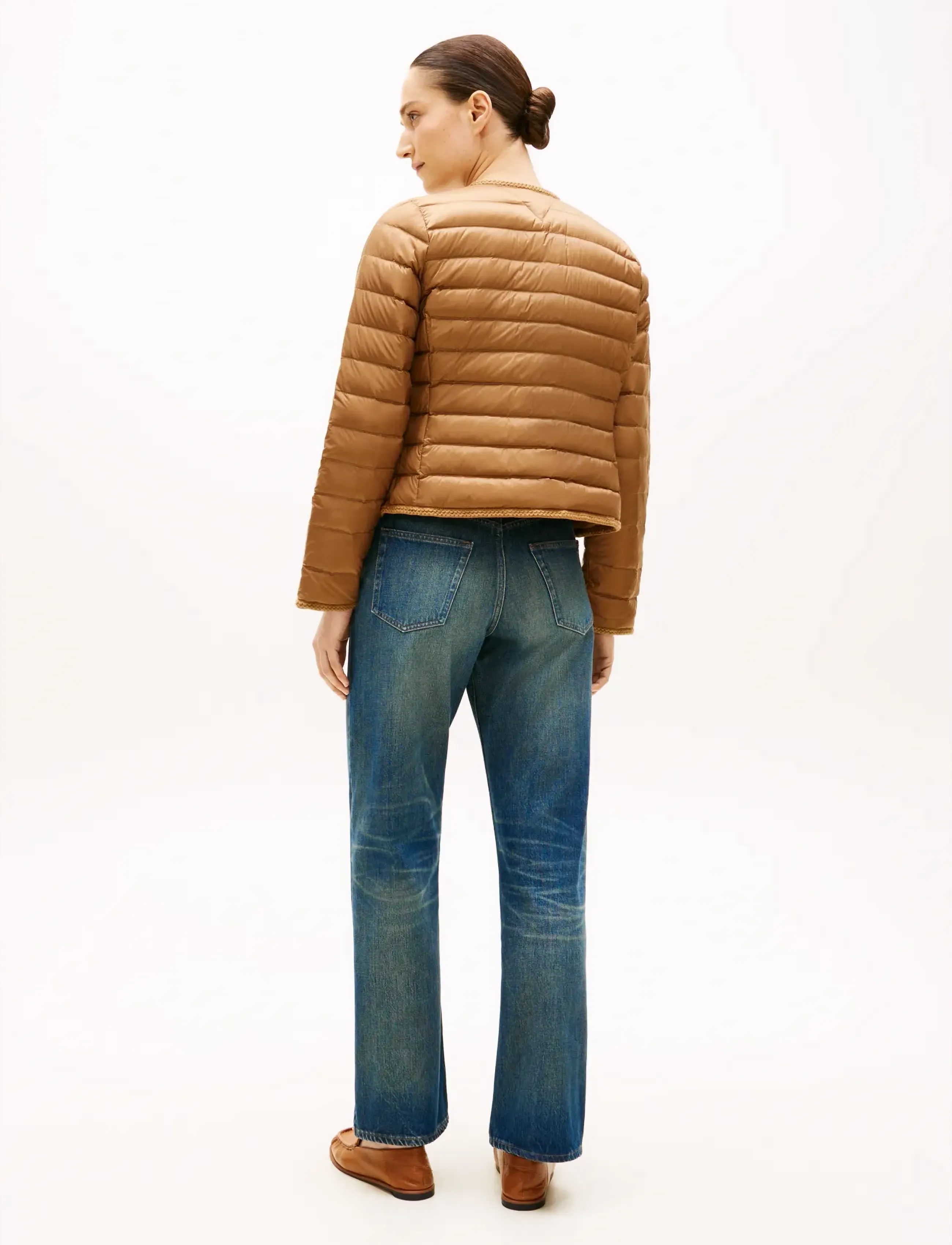 Tommy Hilfiger - FEMININE LW DOWN JACKET - vårjackor - hickory - 2