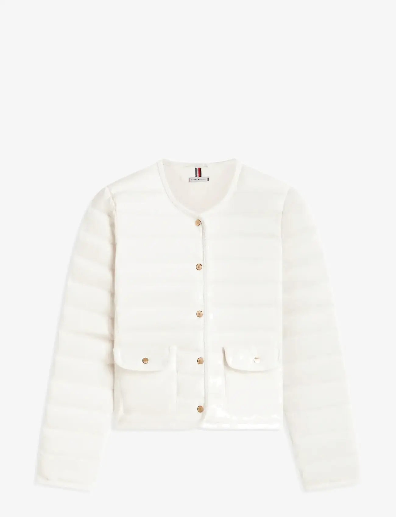 Tommy Hilfiger - FEMININE LW DOWN JACKET - vårjackor - ivory silk - 1