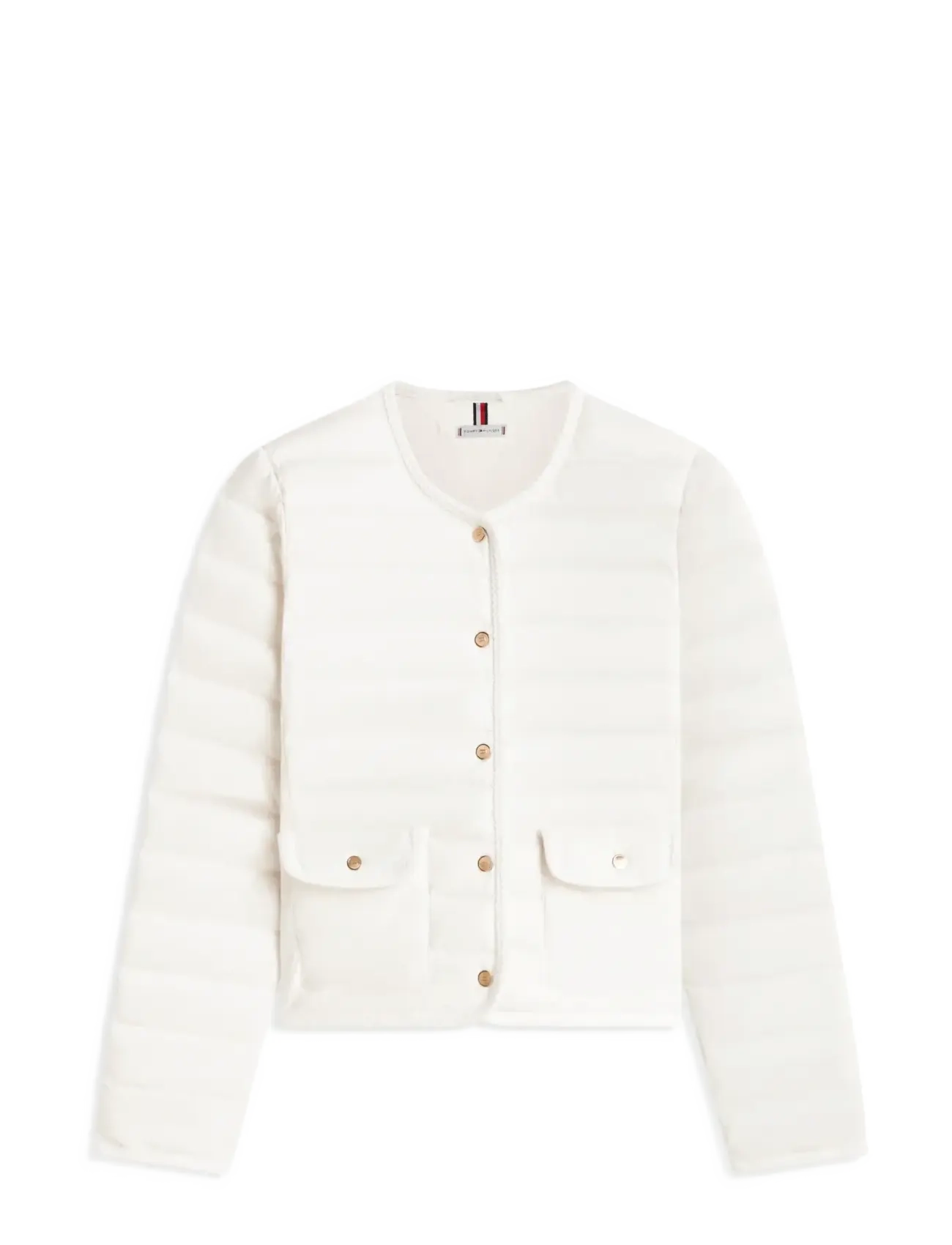 FEMININE LW DOWN JACKET - IVORY SILK