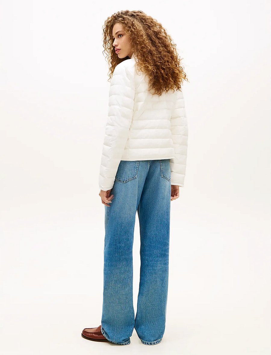 Tommy Hilfiger - FEMININE LW DOWN JACKET - vinterjakker - ivory silk - 2