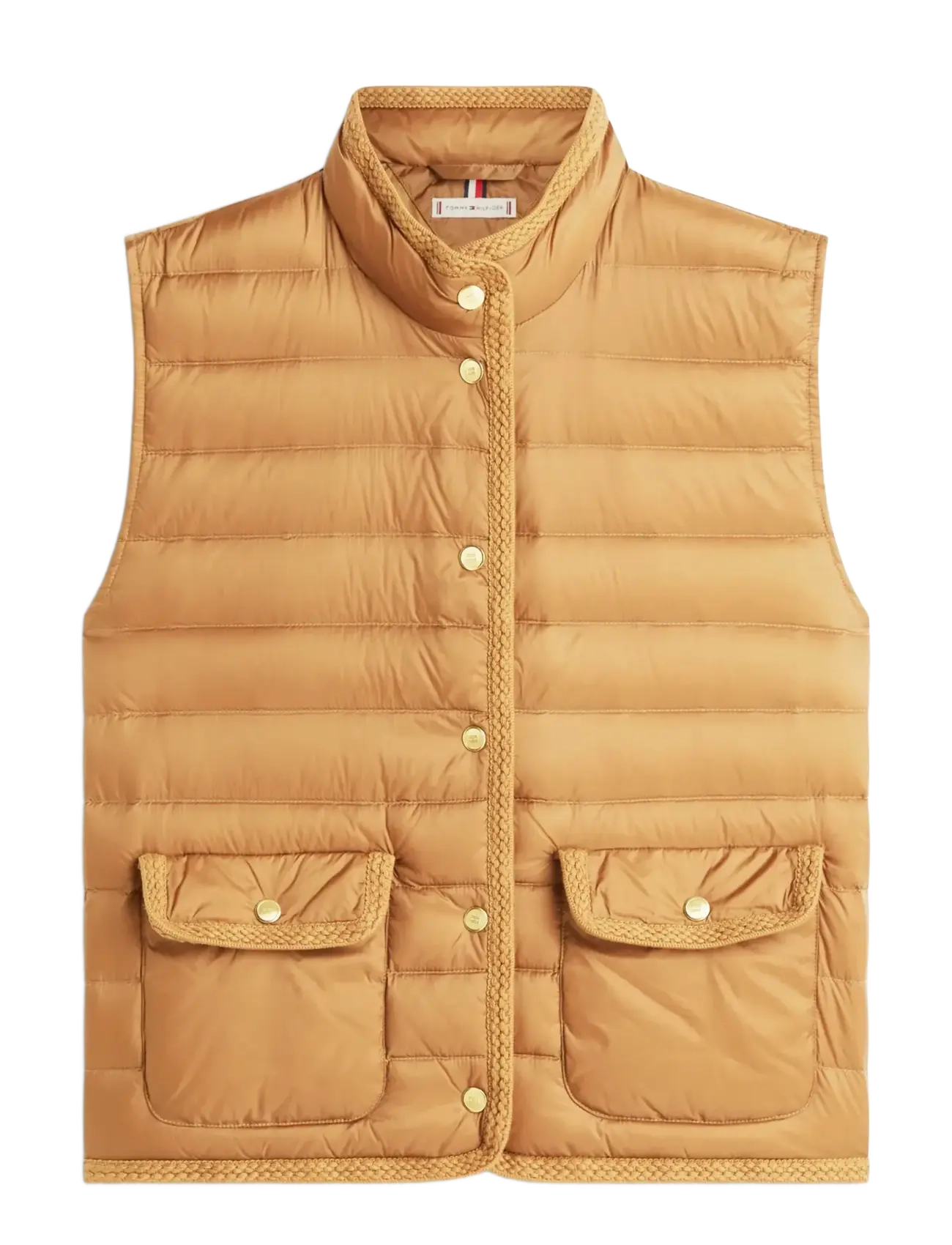 Tommy Hilfiger FEMININE LW DOWN VEST - Nyheter - HICKORY / beige