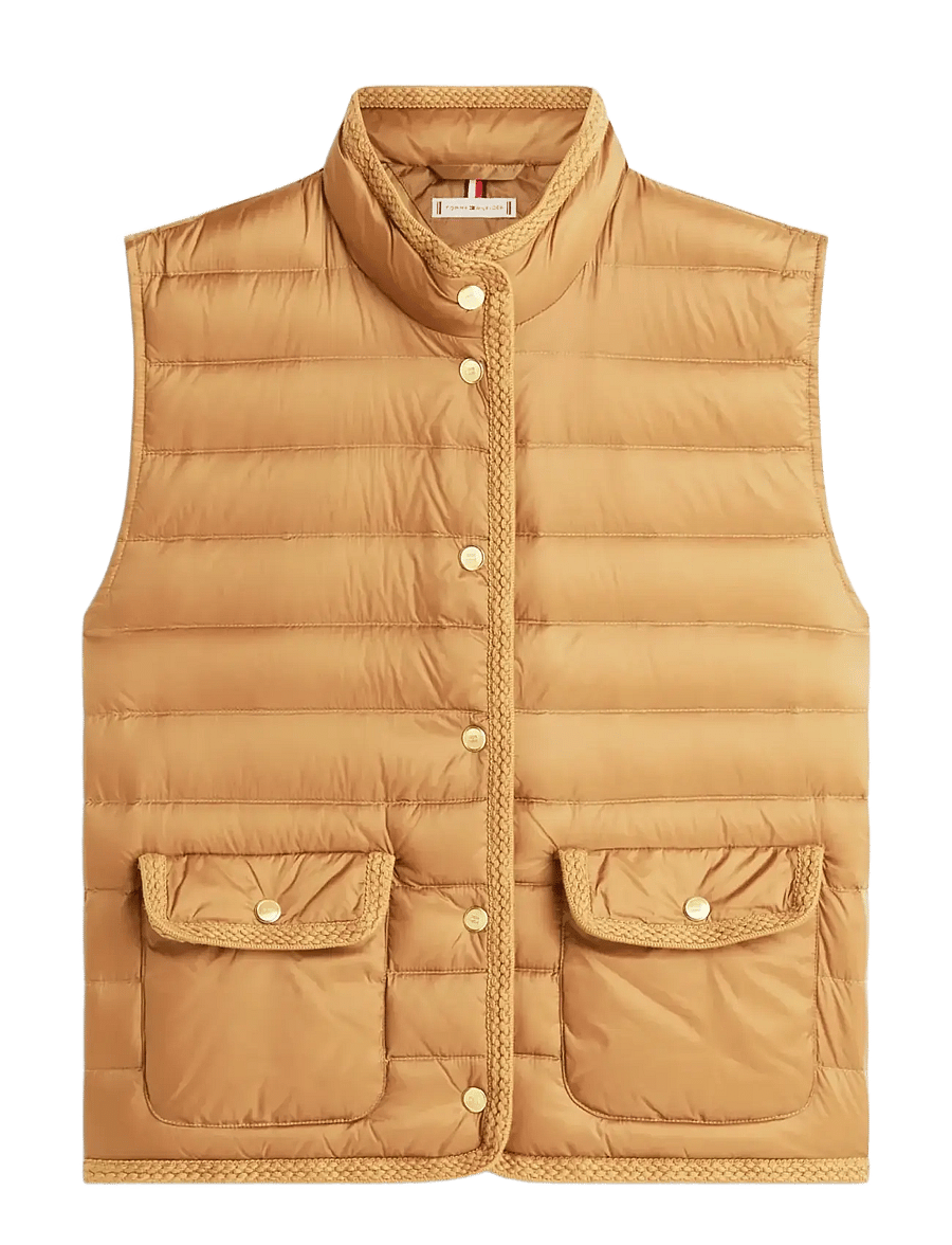 Tommy Hilfiger - FEMININE LW DOWN VEST - vatterede veste - hickory - 1