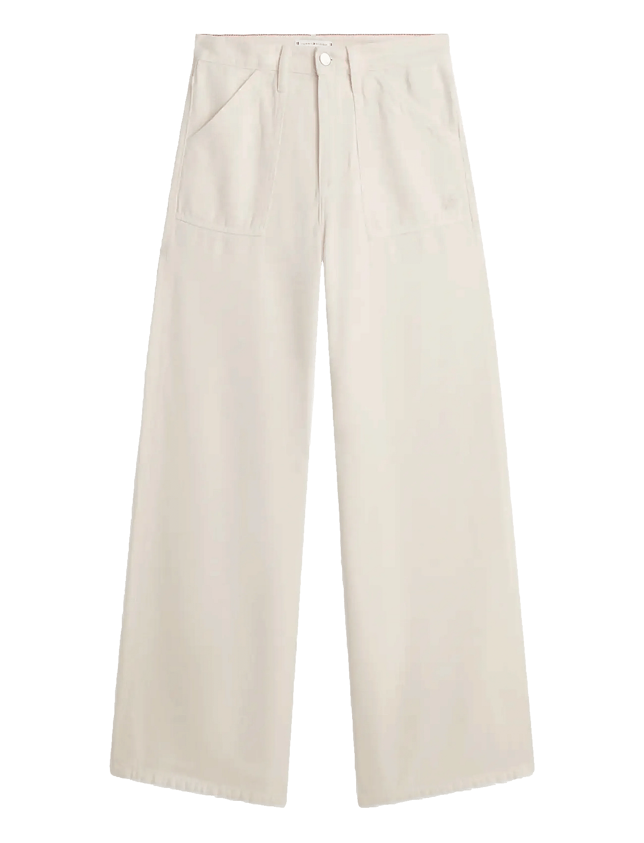 Tommy Hilfiger | Dnm Soft Ecru 70S Wide Leg Hw | 31 x 32