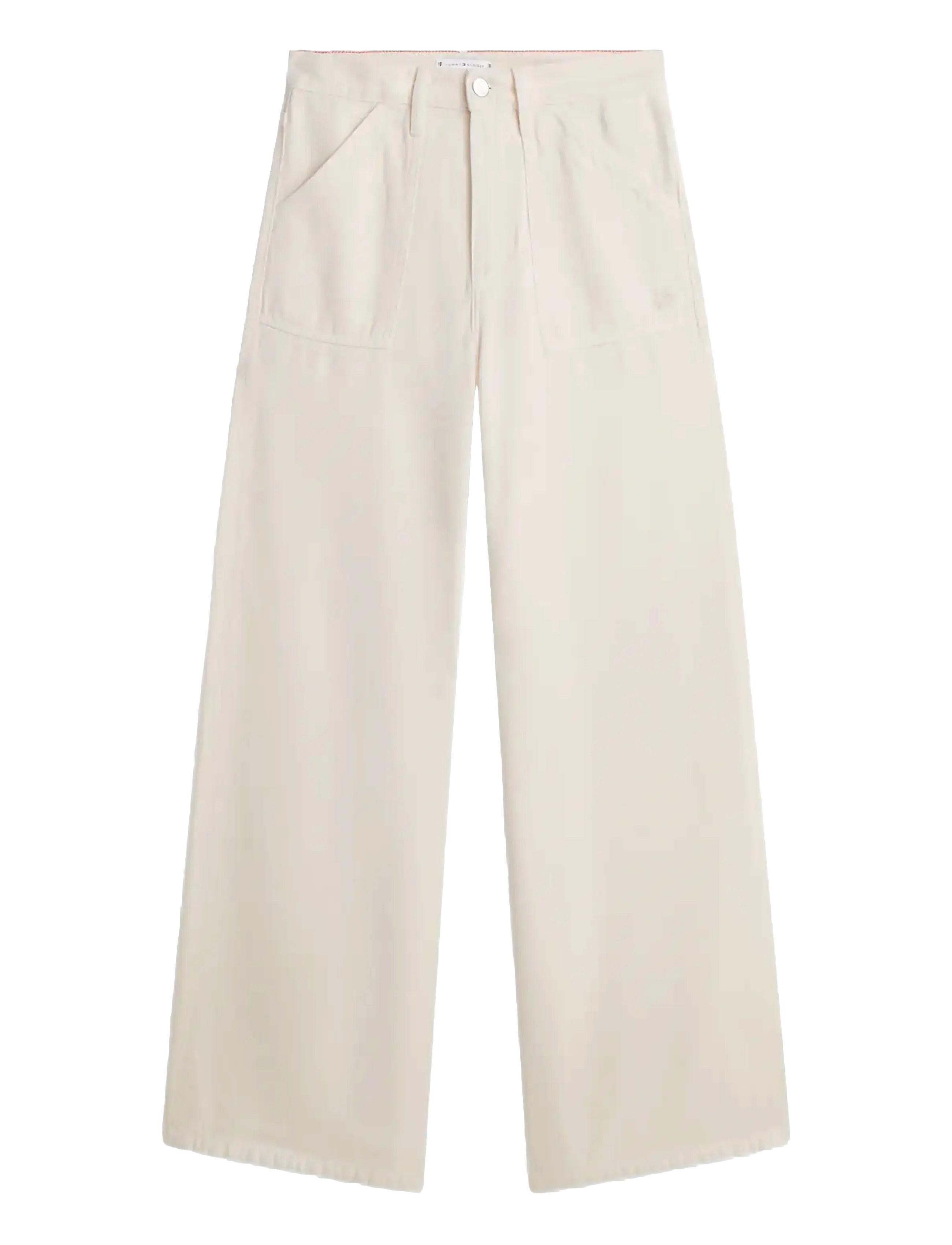 Tommy Hilfiger DNM SOFT ECRU 70S WIDE LEG HW - Vida jeans - SOFT ECRU / cream