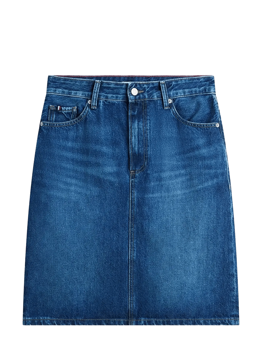 Tommy Hilfiger - DNM NEW DOREEN KNEE SKIRT RW - gallapils - new doreen - 1