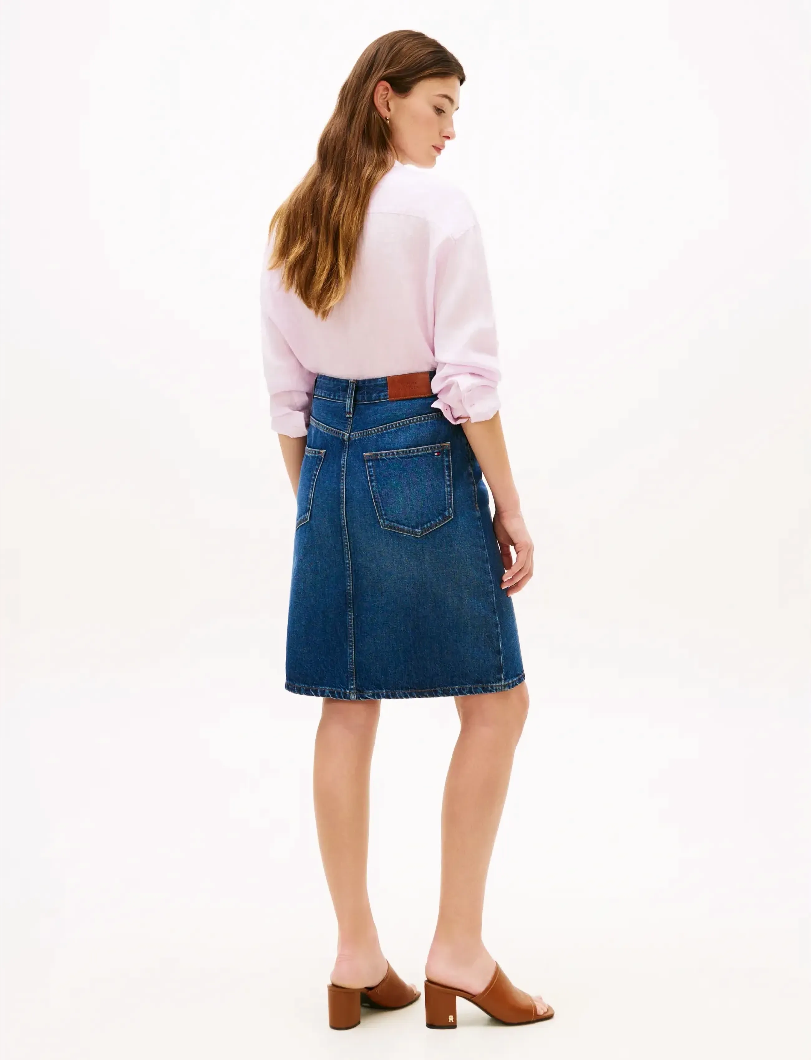 Tommy Hilfiger - DNM NEW DOREEN KNEE SKIRT RW - gallapils - new doreen - 2