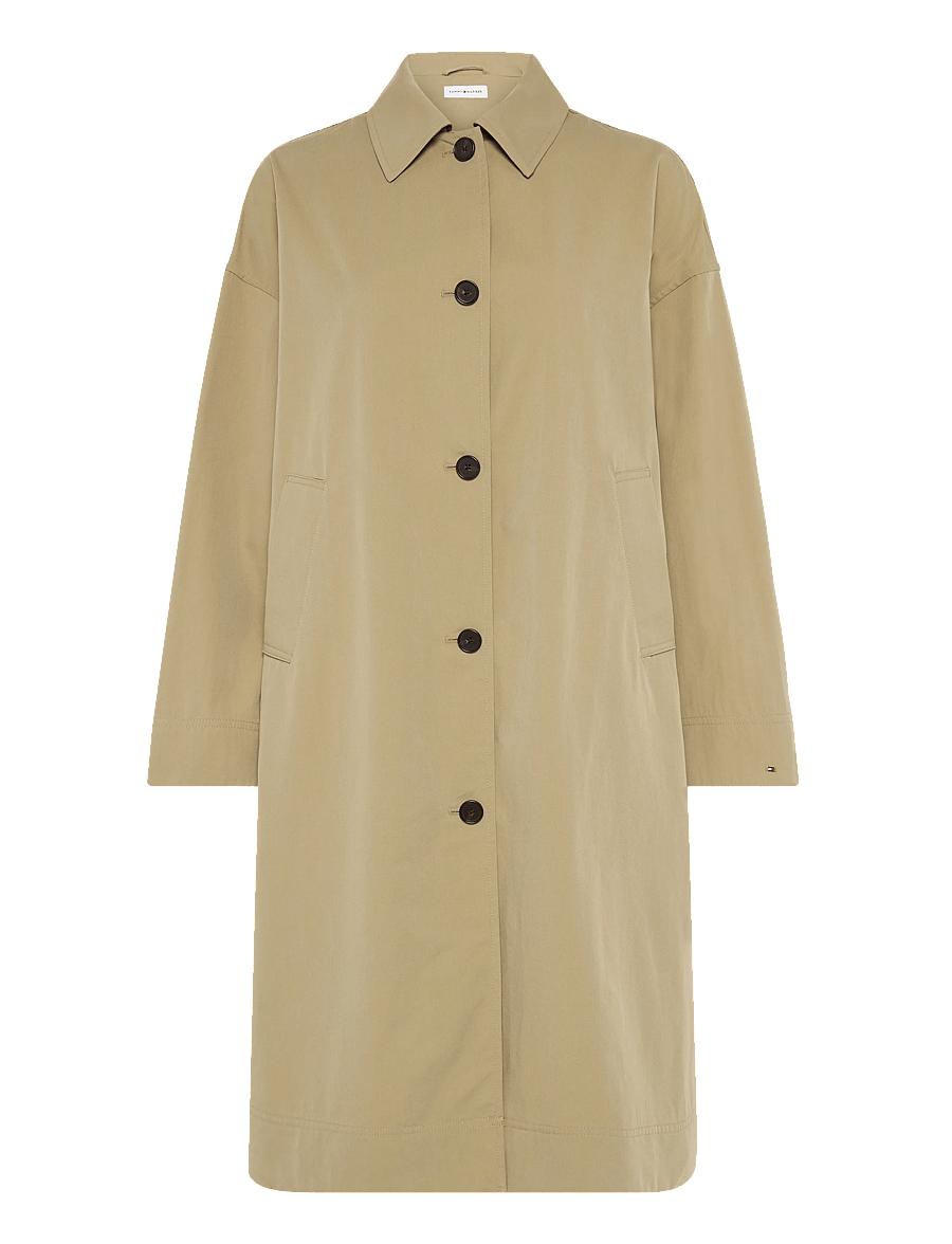 Tommy Hilfiger - COTTON COAT - kerged mantlid - camel - 1