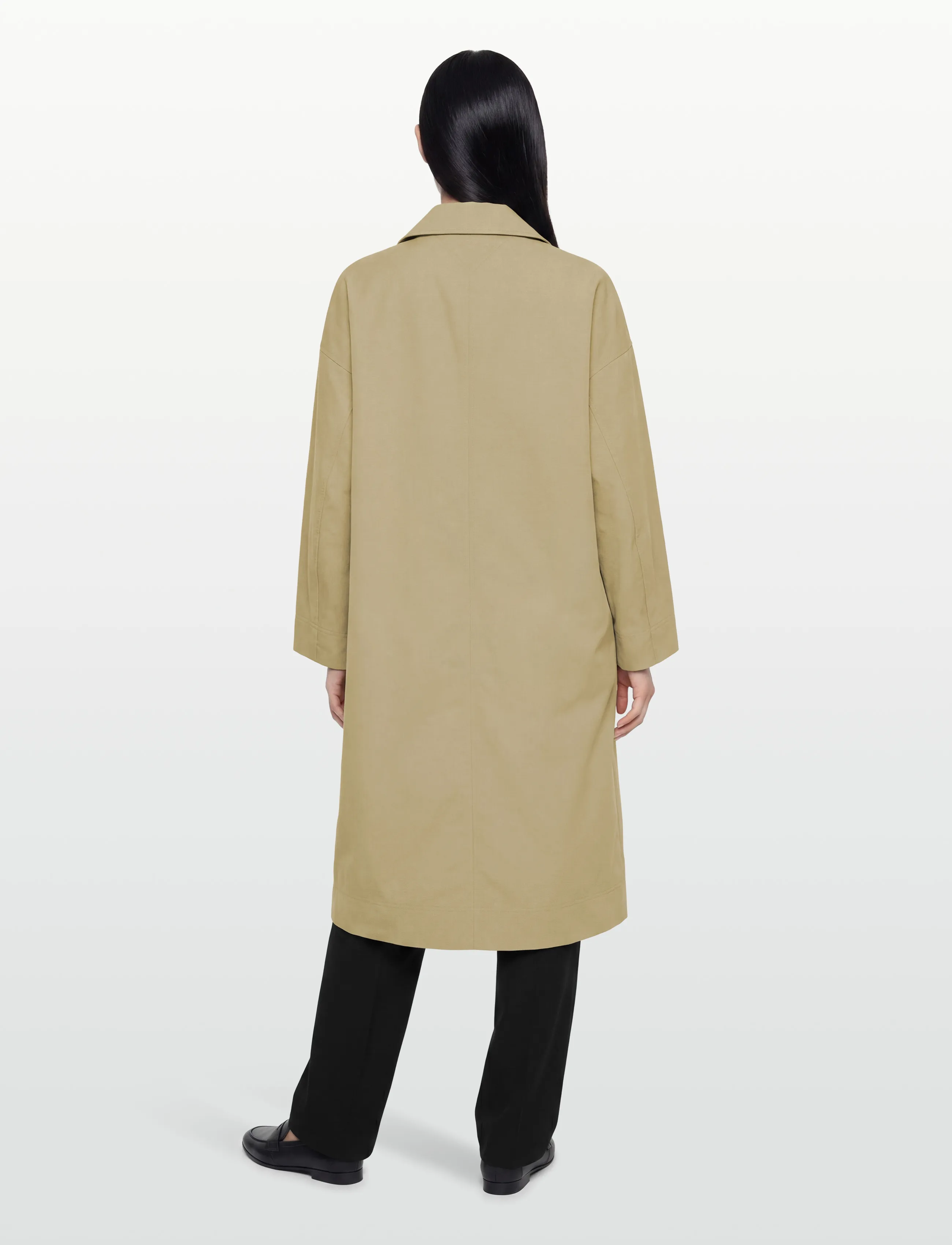 Tommy Hilfiger - COTTON COAT - plāni mēteļi - camel - 4