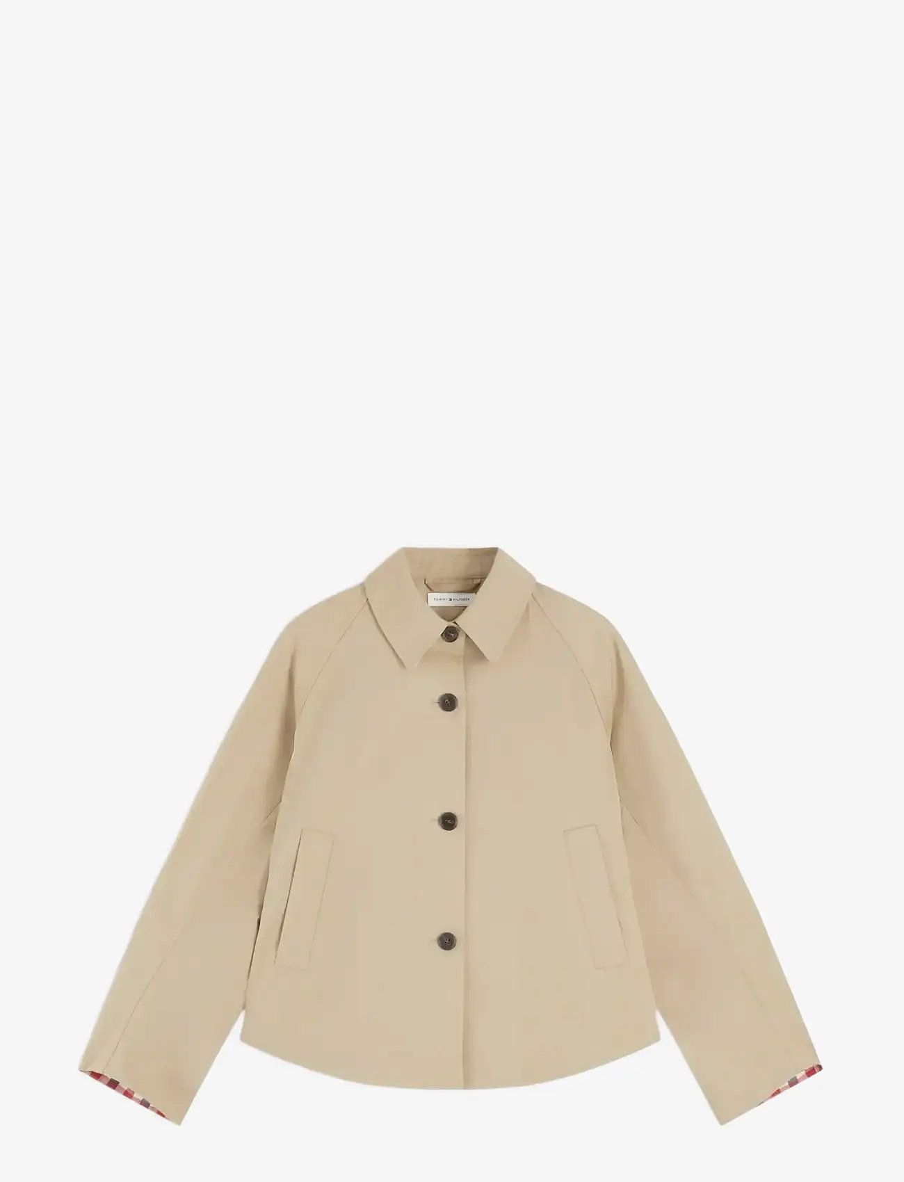Tommy Hilfiger - COTTON SHORT JACKET - kevadjoped - camel - 1