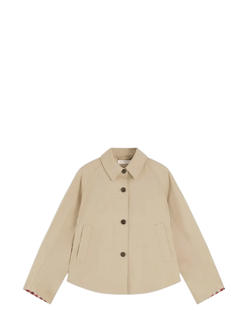 Tommy Hilfiger - COTTON SHORT JACKET - kevadjoped - camel - 1
