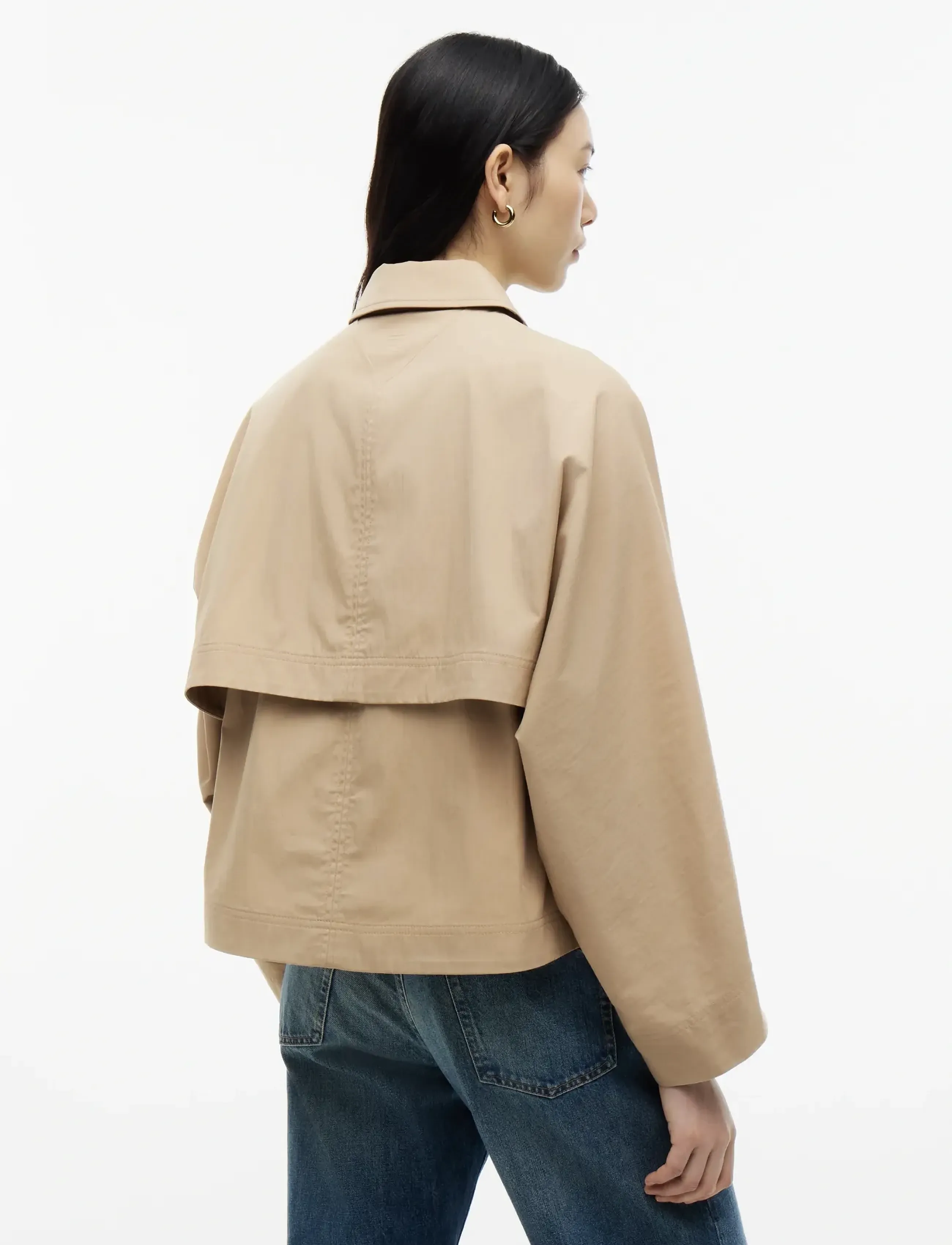 Tommy Hilfiger - COTTON SHORT JACKET - vårjackor - camel - 3