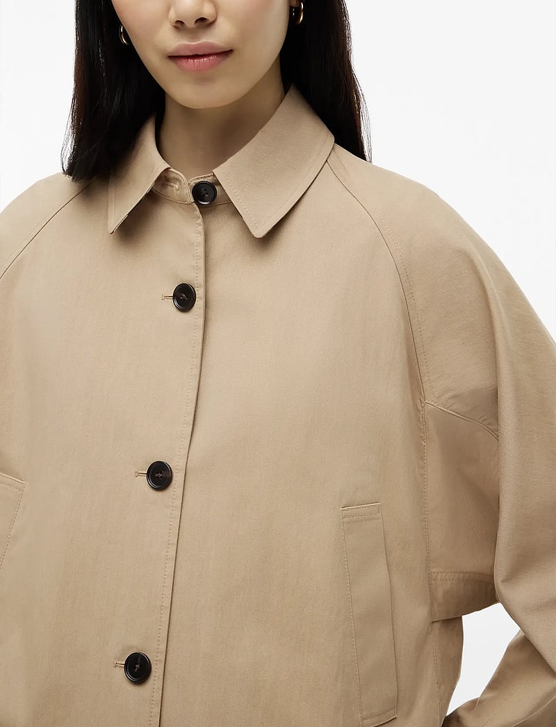 Tommy Hilfiger - COTTON SHORT JACKET - kevadjoped - camel - 5