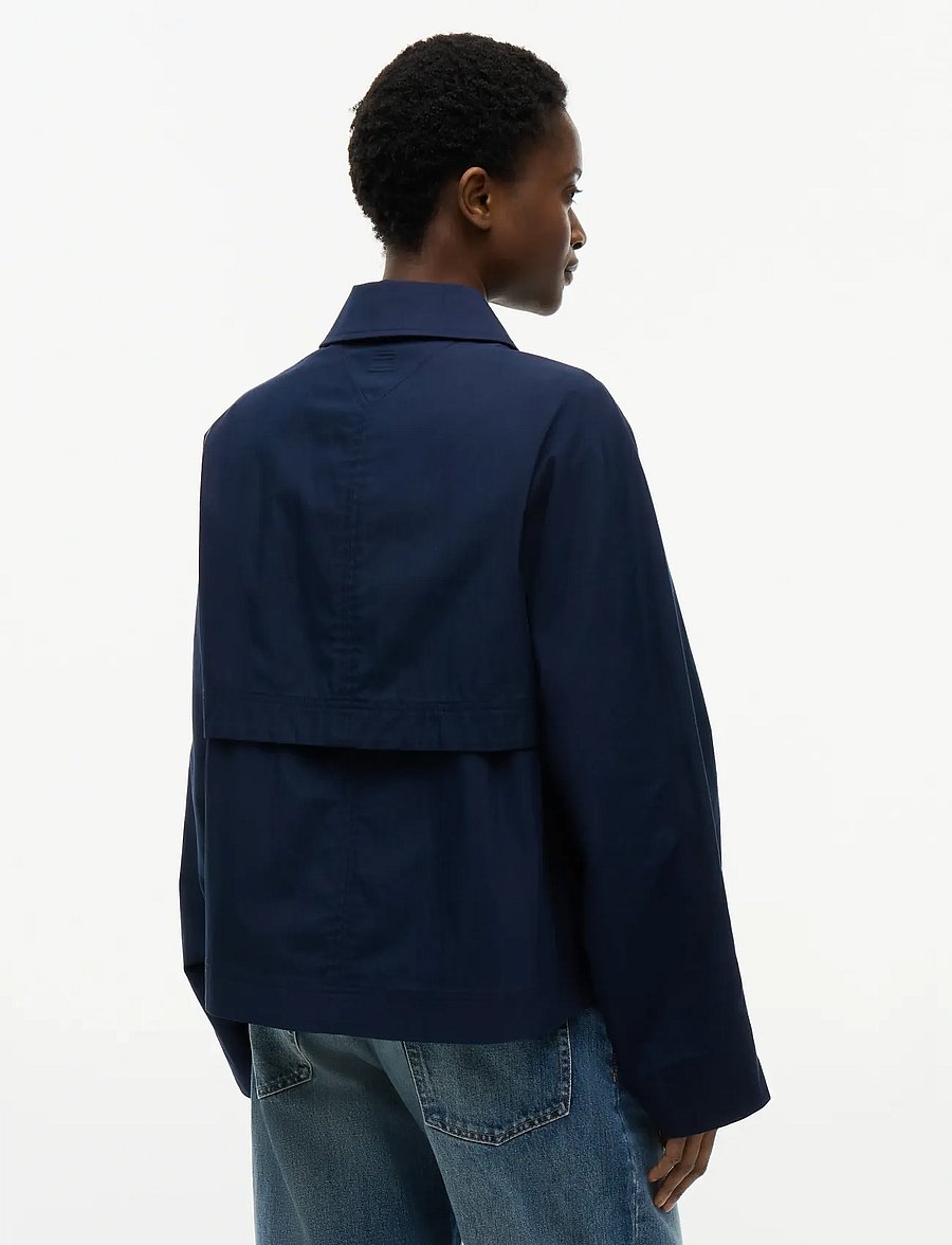 Tommy Hilfiger - COTTON SHORT JACKET - kevadjoped - dark night navy - 2