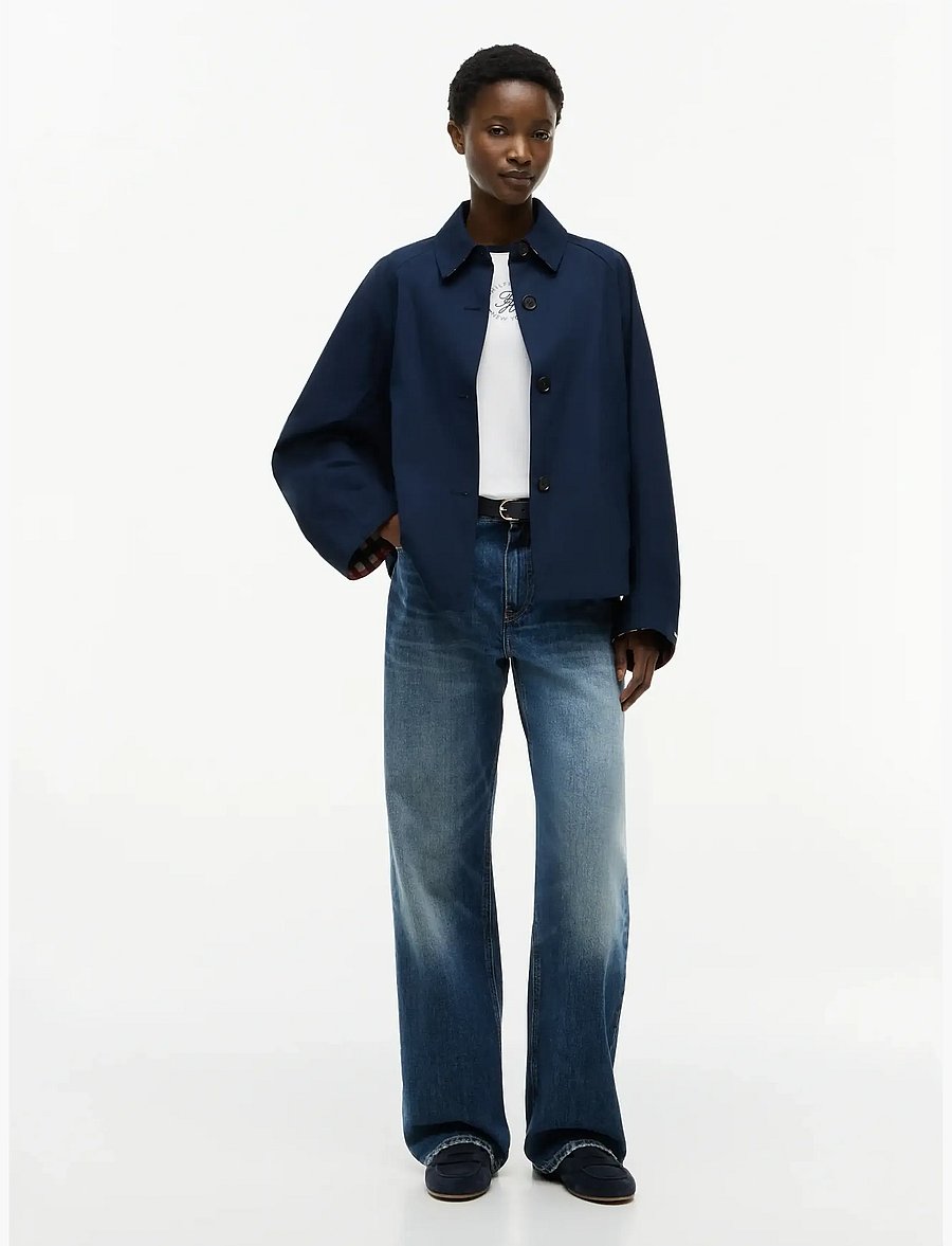 Tommy Hilfiger - COTTON SHORT JACKET - kevadjoped - dark night navy - 4