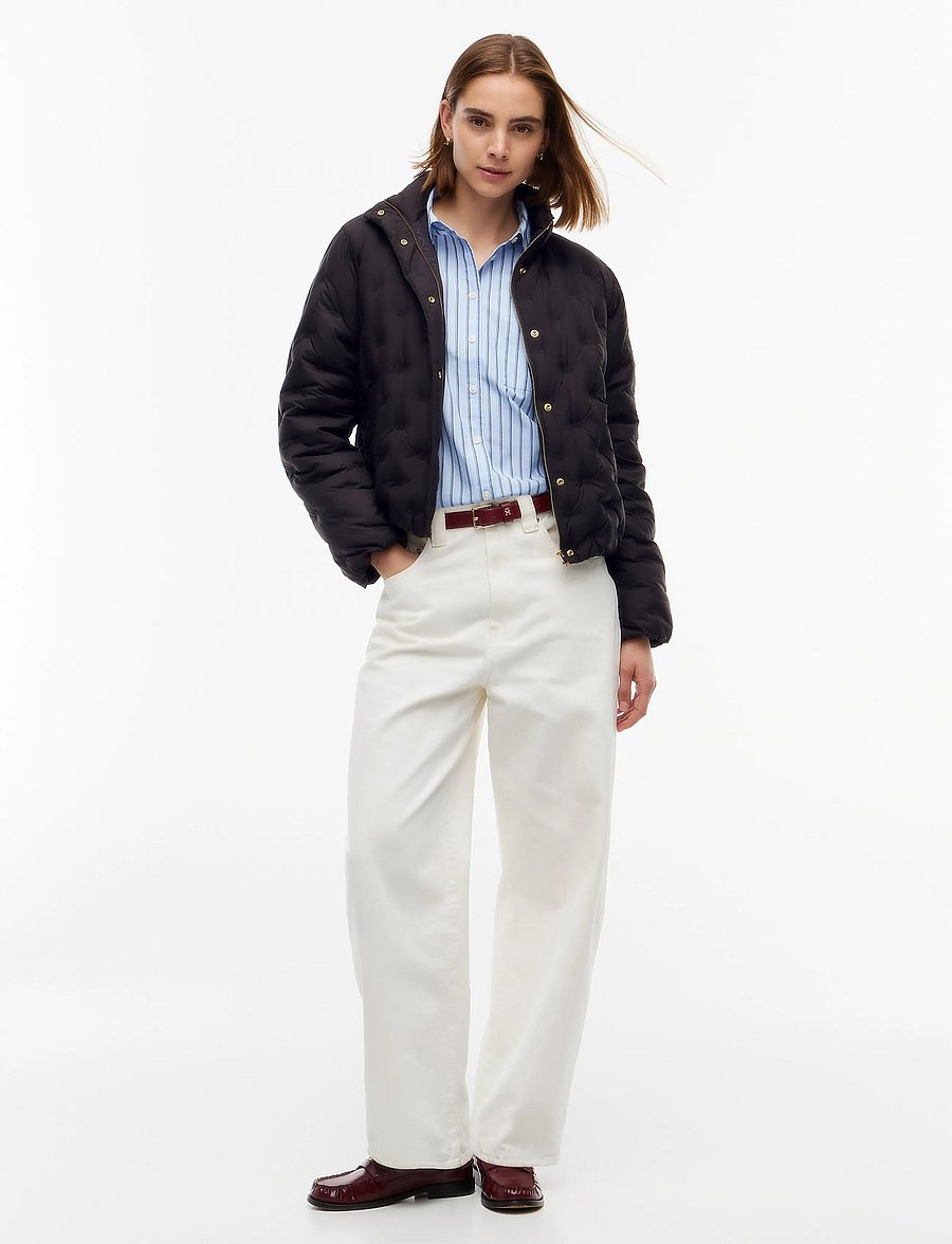 Tommy Hilfiger - LW DOWN FLAG QUILT JACKET - vårjackor - black - 4