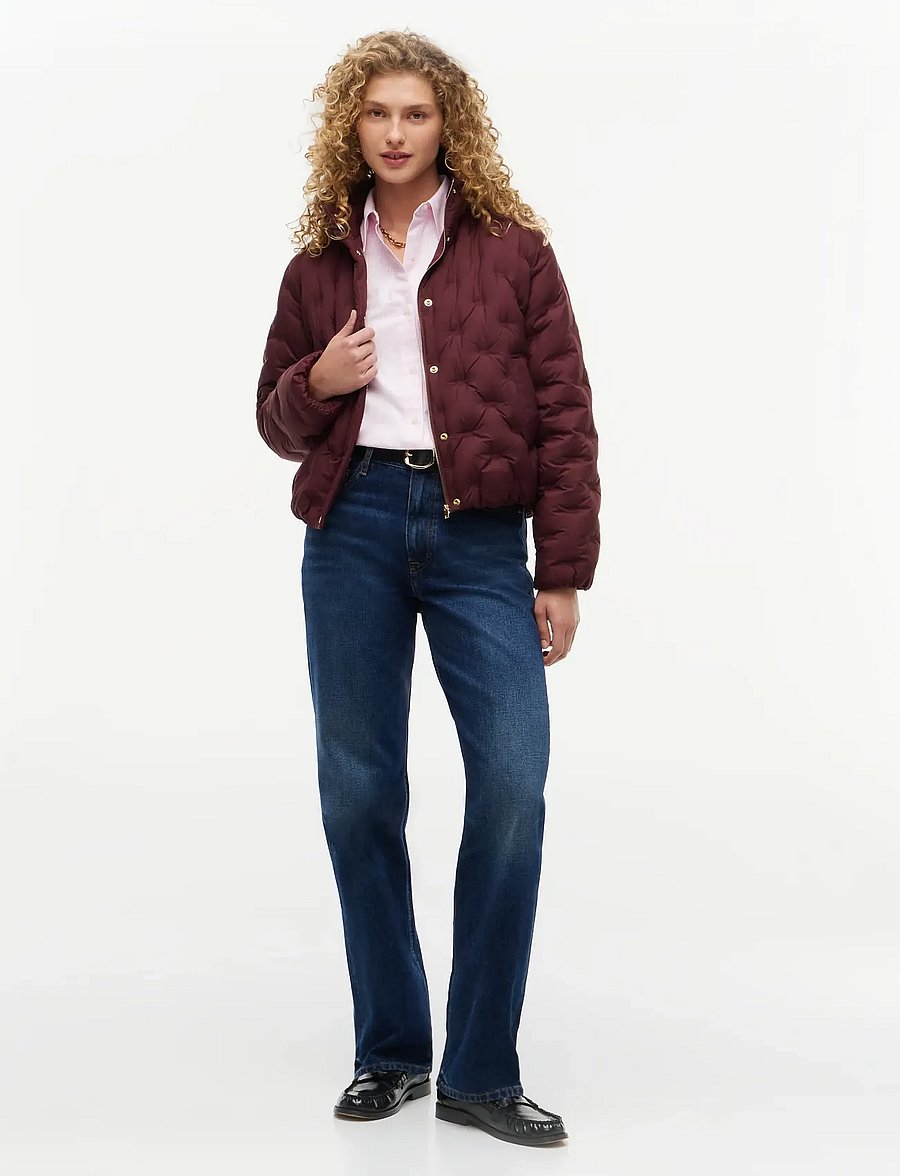 Tommy Hilfiger - LW DOWN FLAG QUILT JACKET - tepitud jakid - deep burgundy - 4