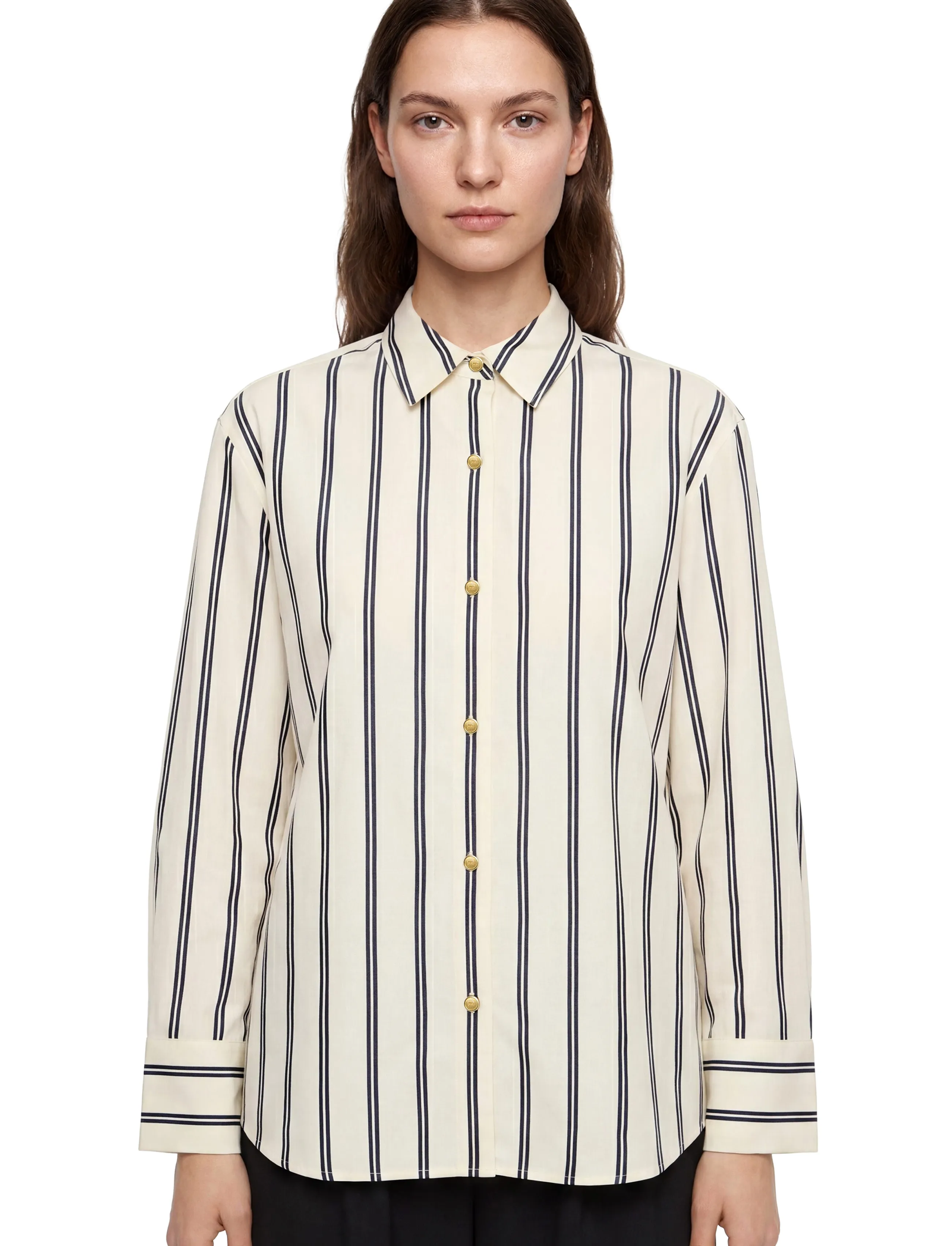 Tommy Hilfiger - NAUTICAL STRIPE SHIRT LS - langermede skjorter - dune calico navy stripe - 3