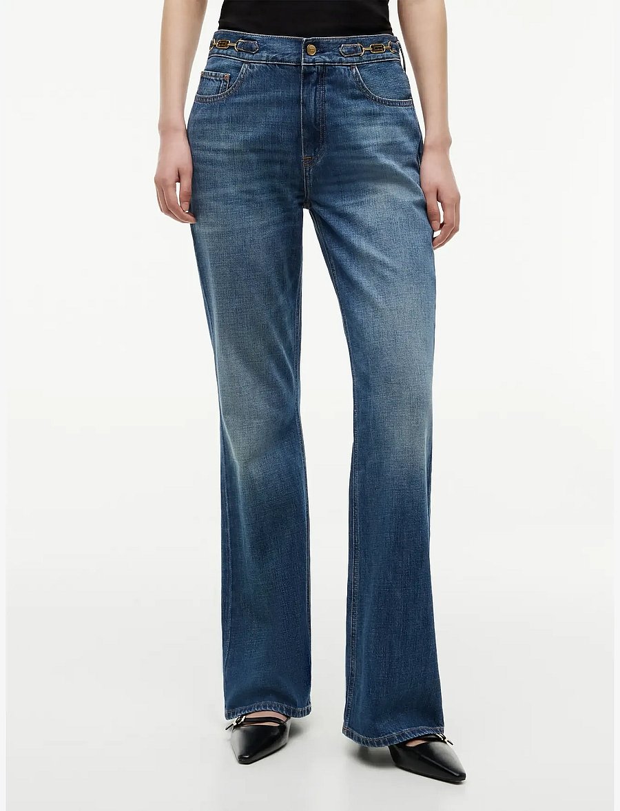 Tommy Hilfiger - FLARE CAM MID RW - nuo kelių platėjantys džinsai - cam mid - 0