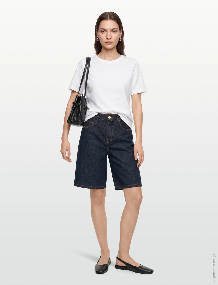 Tommy Hilfiger - BERMUDA SHORTS RINSE HW - jeansshorts - rinse - 0