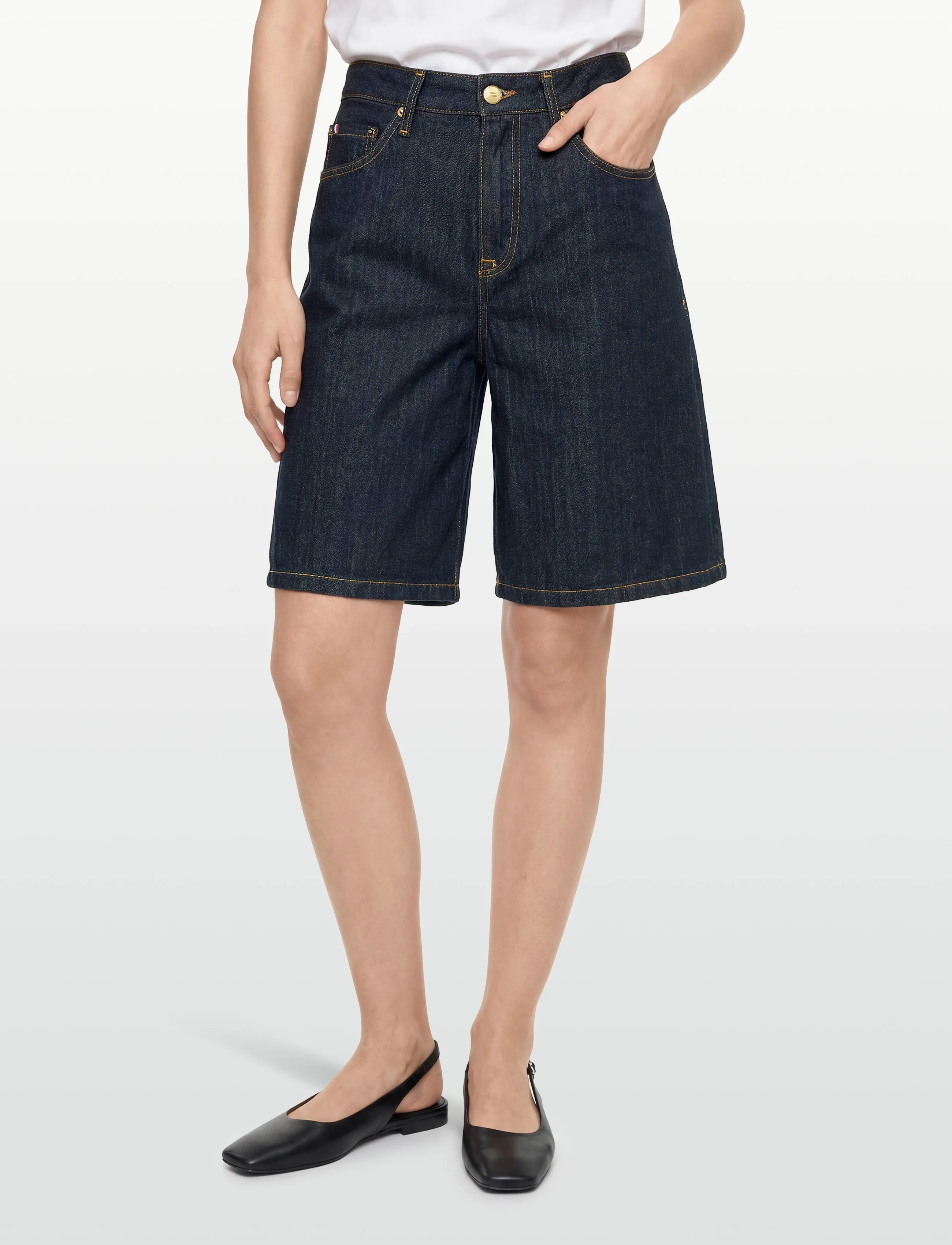 Tommy Hilfiger - BERMUDA SHORTS RINSE HW - jeansshorts - rinse - 3