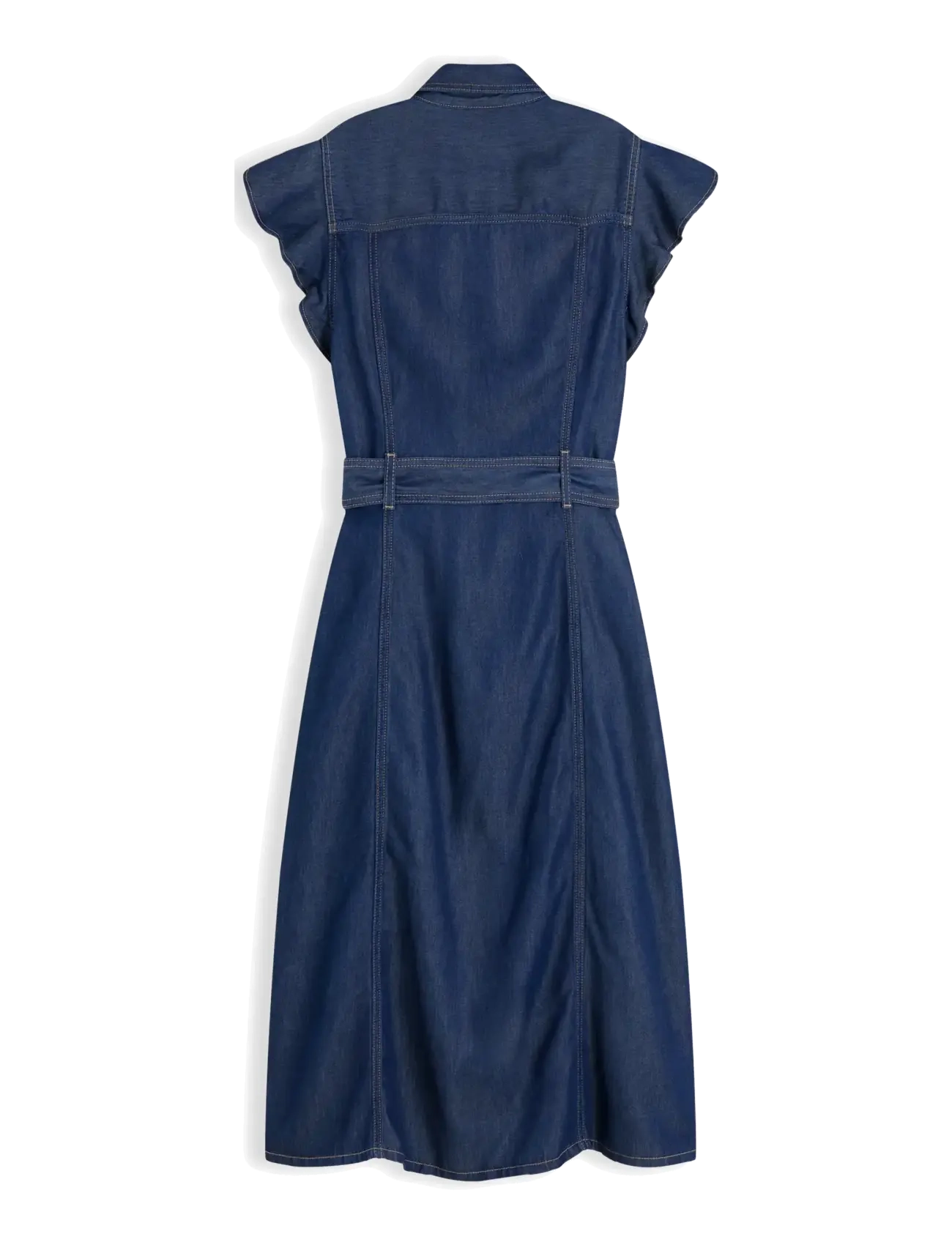 Tommy Hilfiger - VOLANT F&F MIDI DRESS LENY SS - robes chemises - leny - 2