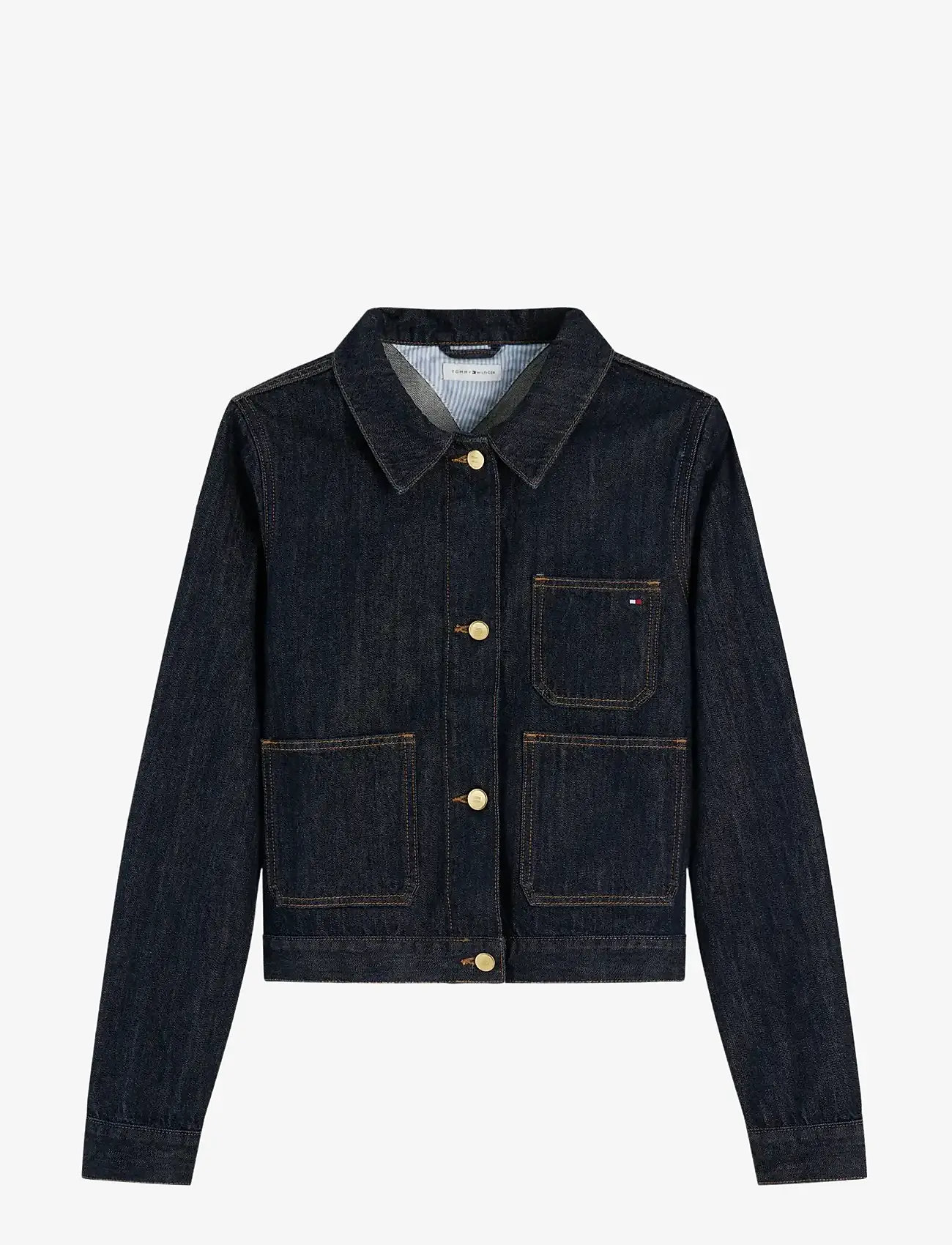 Tommy Hilfiger - LADY JACKET RINSE - forårsjakker - rinse - 1