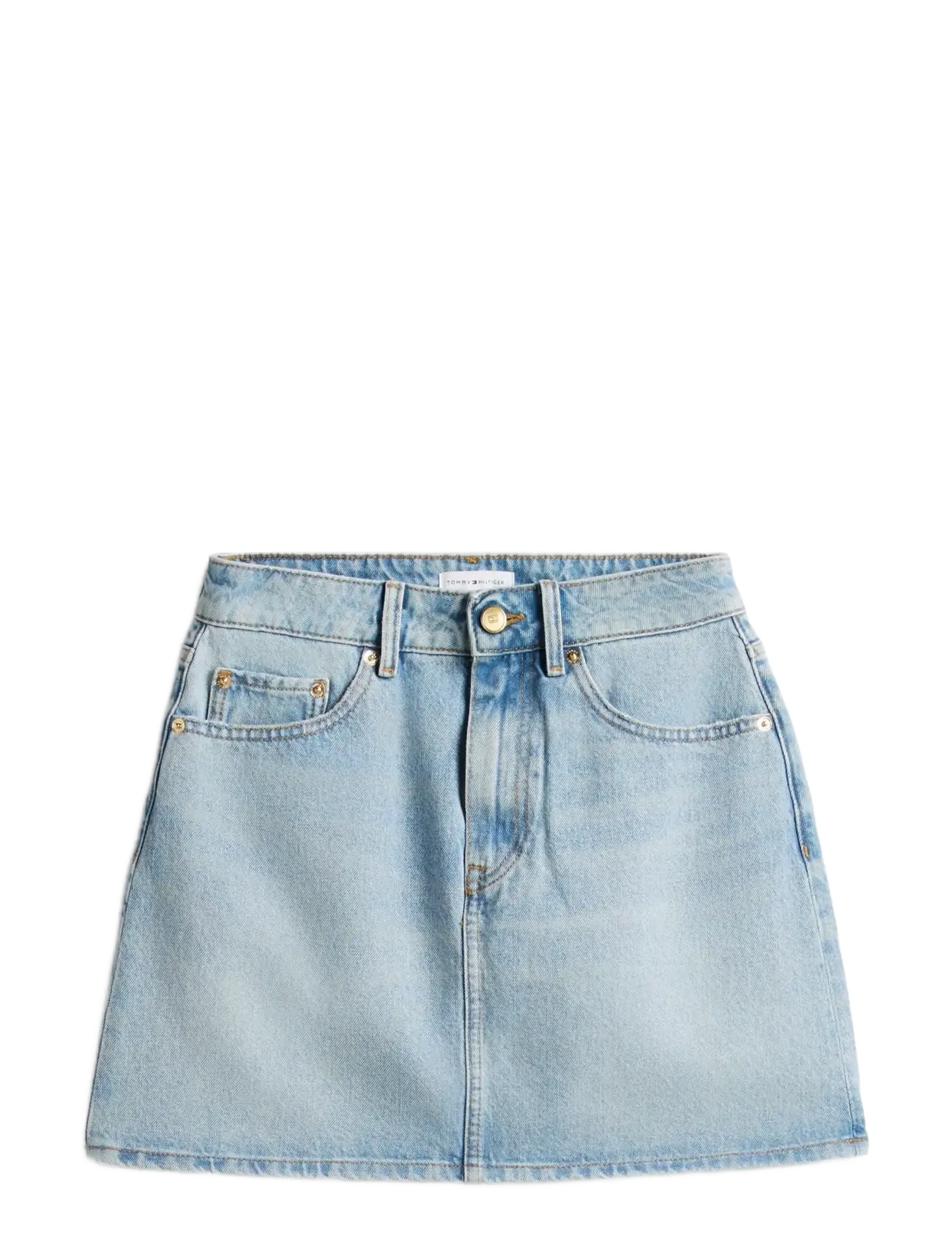TOMMY HILFIGER Mini Rock Cam Hell Hw Blau - XL - Damen